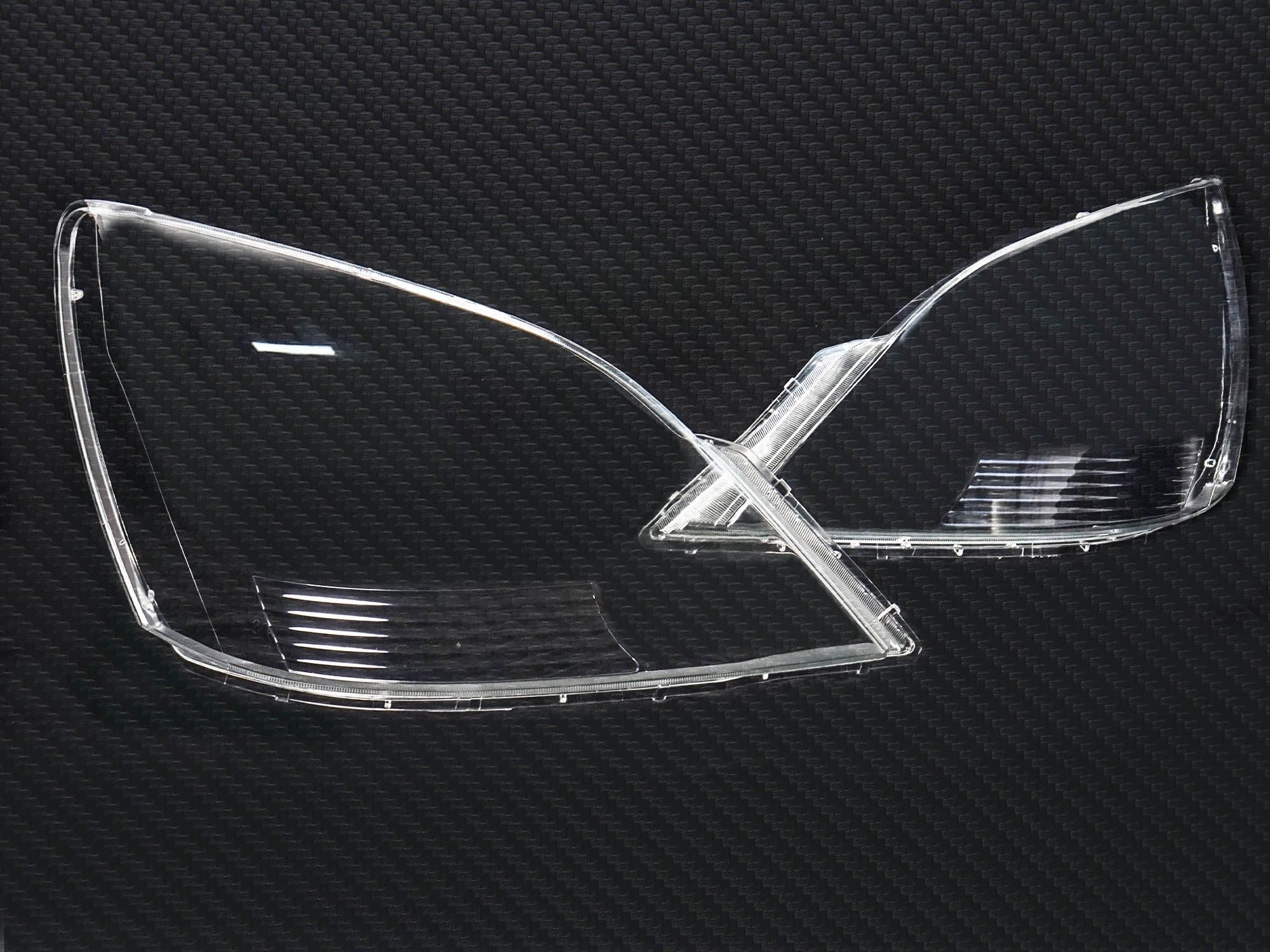Clear Headlamp Lens Shell Headlight Covers for Lexus GX470 2003-2009 Pair with Sealant - Image 3