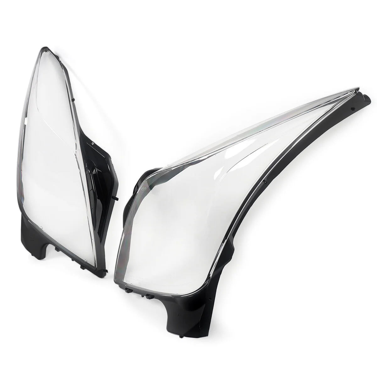 Clear Headlight Lens Covers Left + Right for 2013-2017 Cadillac XTS Replacement Shells - Image 3