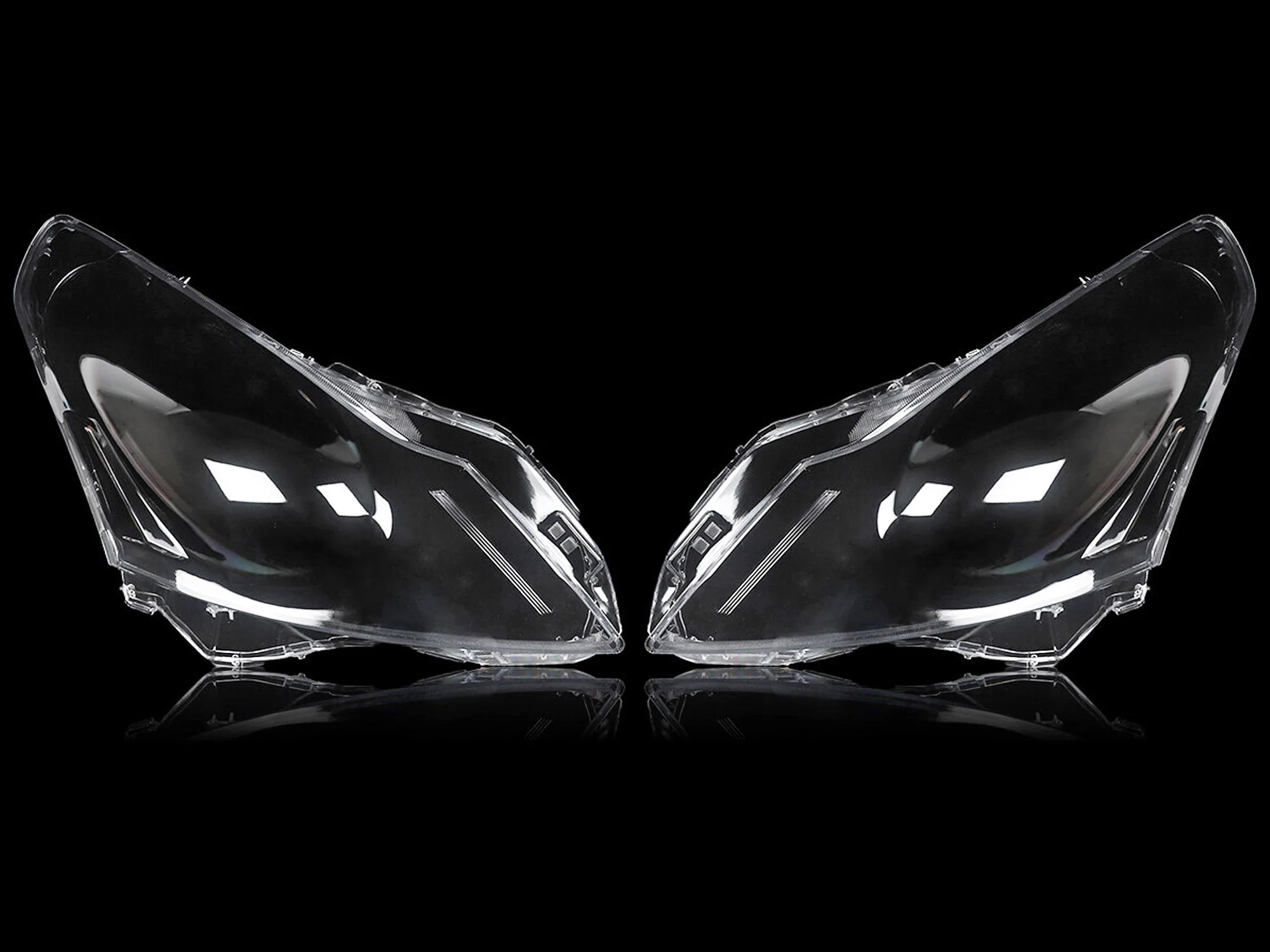 Clear Headlight Lens Covers Pair Left+Right For Infiniti G37 G35 G25 Q40 Sedan 2007-2015 - Image 8