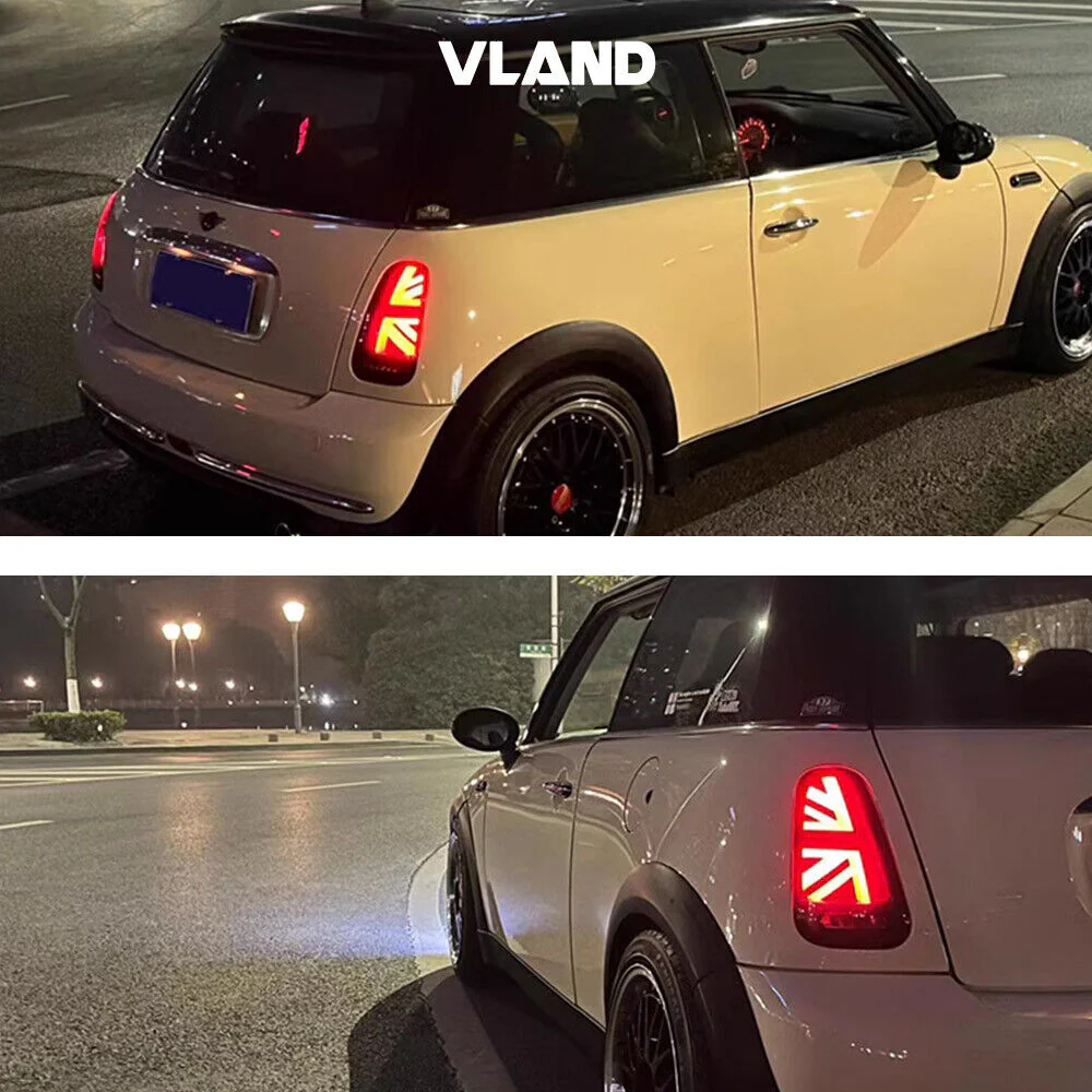 Clear LED Tail Lights For 2001-2006 Mini Cooper S R50 R52 R53 w/Animation - Image 12