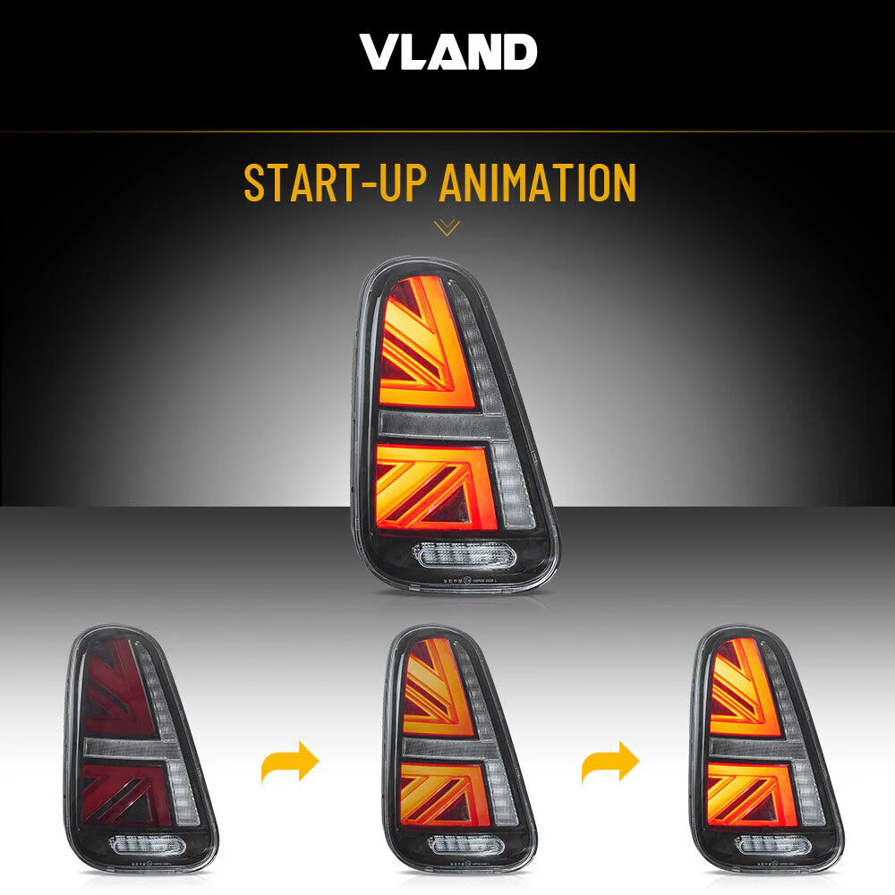 Clear LED Tail Lights For 2001-2006 Mini Cooper S R50 R52 R53 w/Animation - Image 4