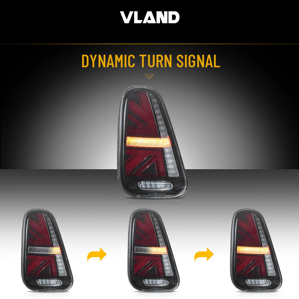 Clear LED Tail Lights For 2001-2006 Mini Cooper S R50 R52 R53 w/Animation - Image 5