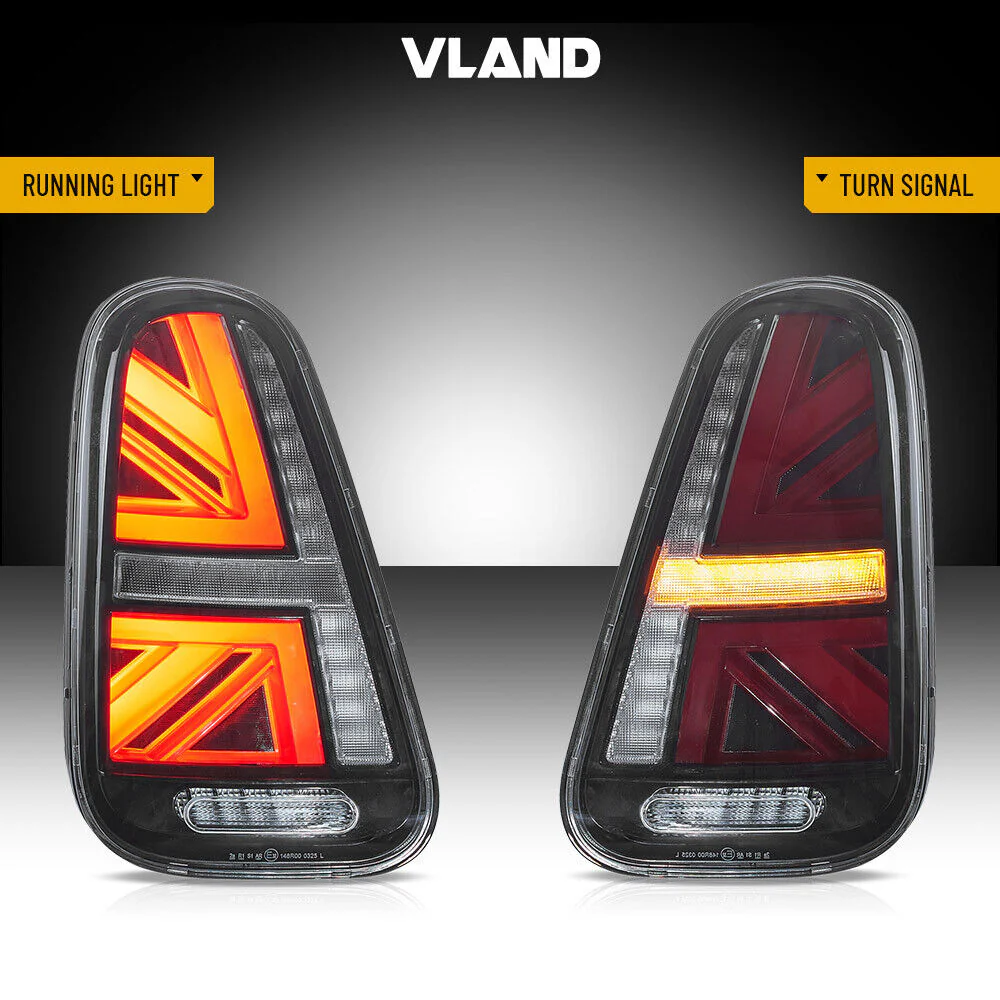 Clear LED Tail Lights For 2001-2006 Mini Cooper S R50 R52 R53 w/Animation - Image 6