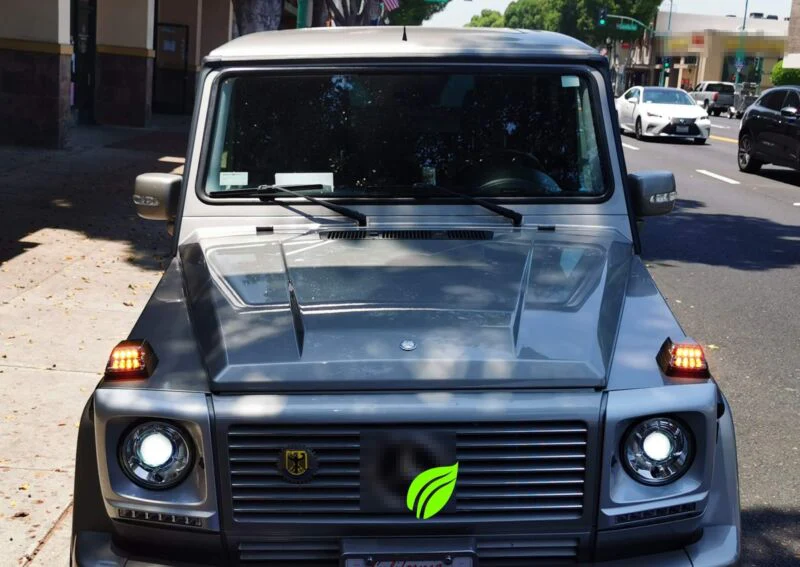 Clear Lens LED Turn Signal Lamps w/ White LED For Mercedes W463 G-Class G500 G550 G55 G63 AMG 1990-2018 - Image 6
