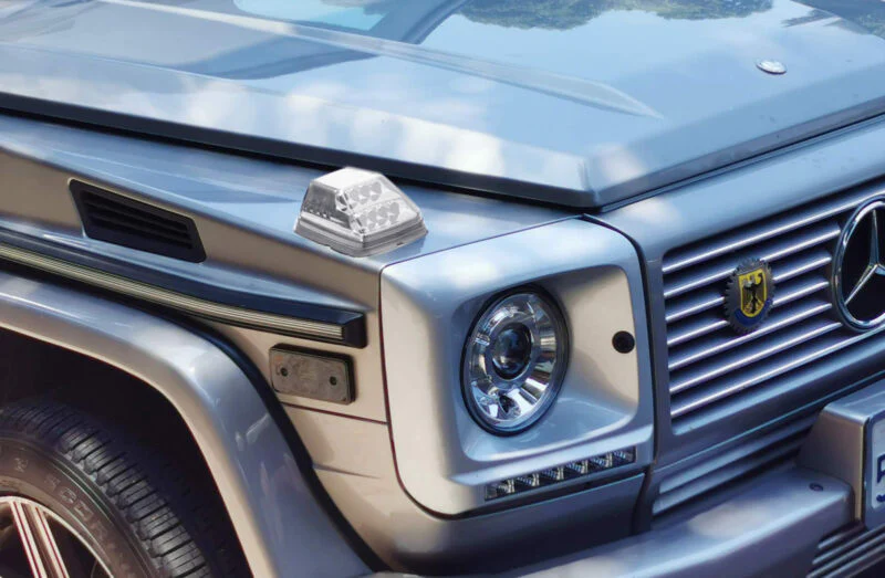 Clear Lens LED Turn Signal Lamps w/ White LED For Mercedes W463 G-Class G500 G550 G55 G63 AMG 1990-2018 - Image 8