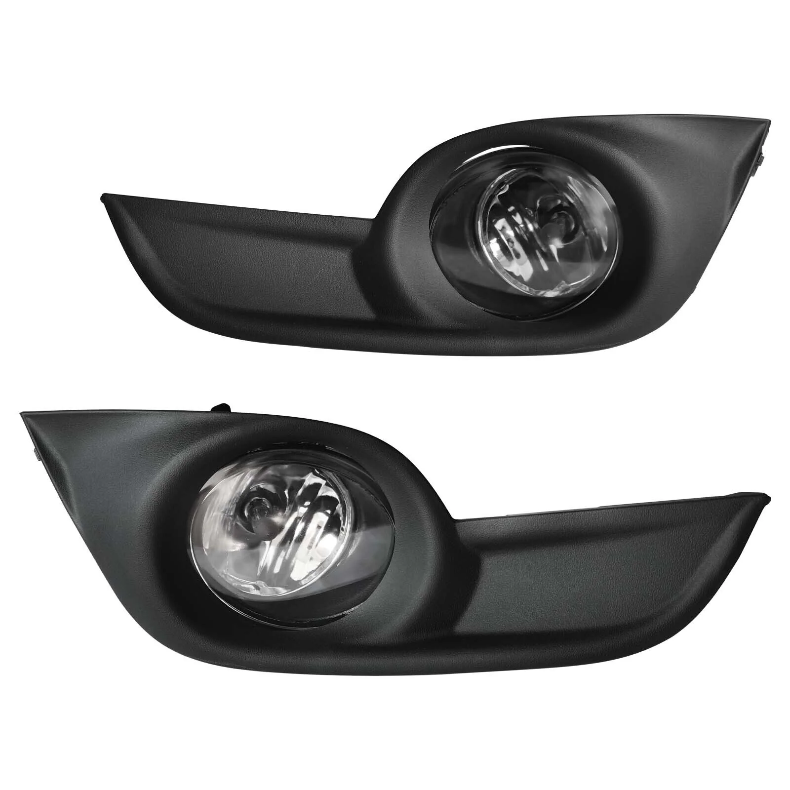 Clear Lens Fog Lights w/ Bezel Covers w/ Wirings for Nissan Altima Sedan 2013-2015 - Image 3