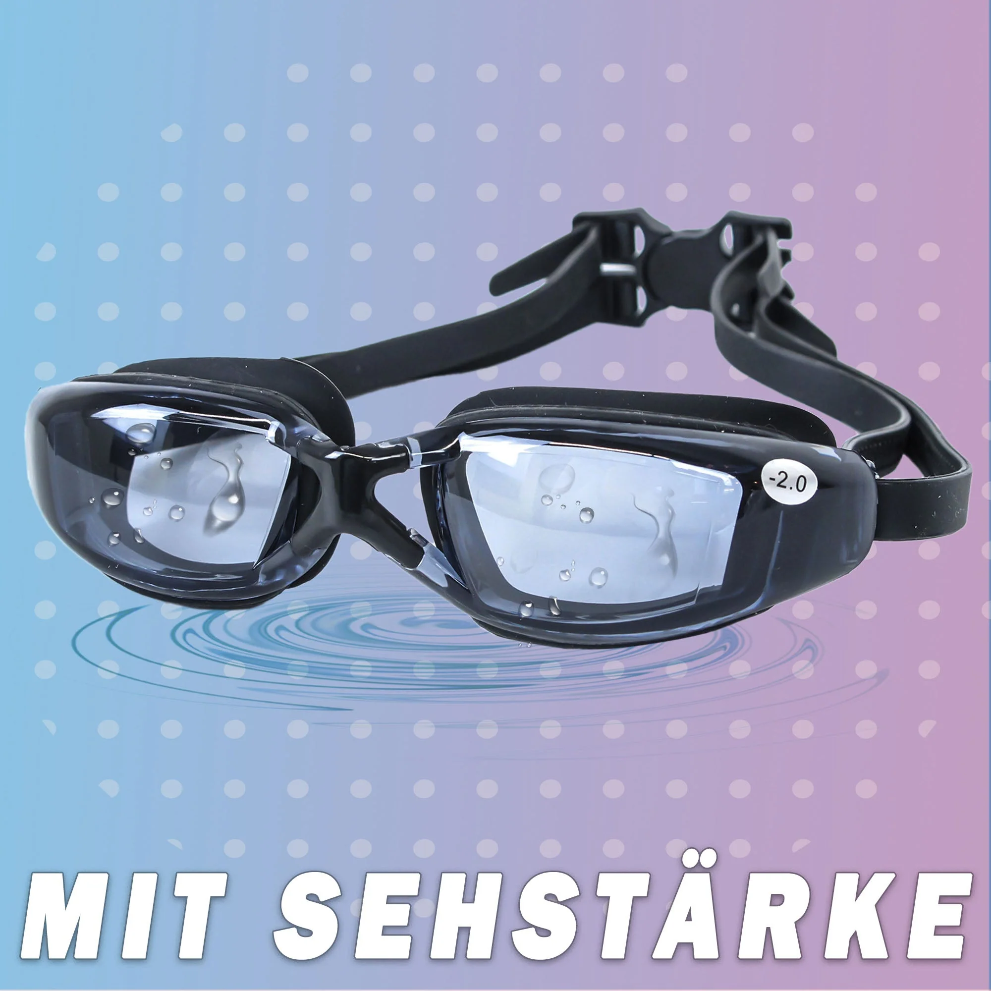 Clear Swimming Goggles Anti-Fog Swim Glasses UV Protection for Men&Women Nearsighted - Image 23