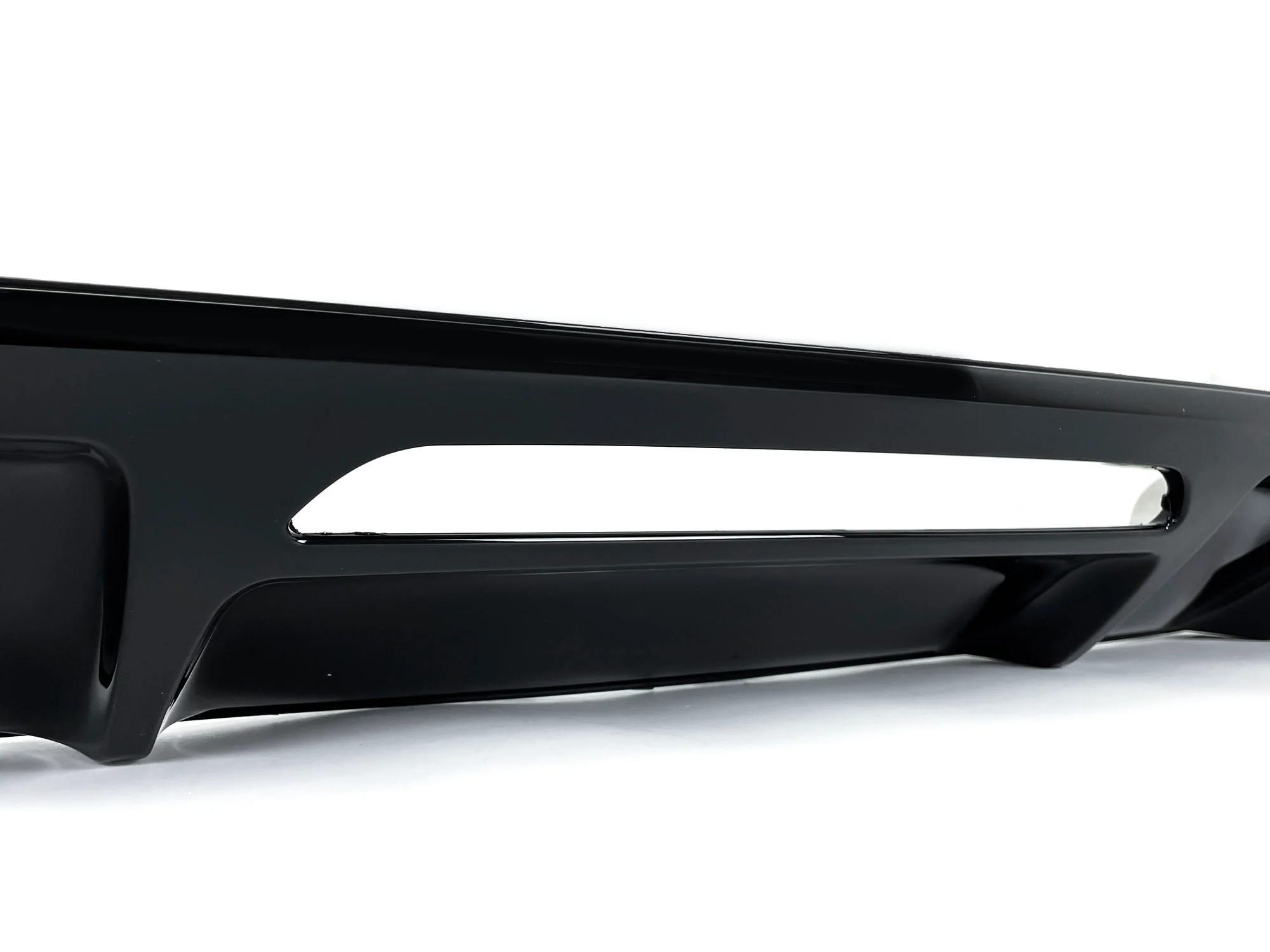 CLS63 Style Gloss Black Rear Diffuser + Exhaust Tips For Mercedes CLS W218 CLS400 CLS450 CLS500 CLS550 AMG Bumper 2015-2018 - Image 7