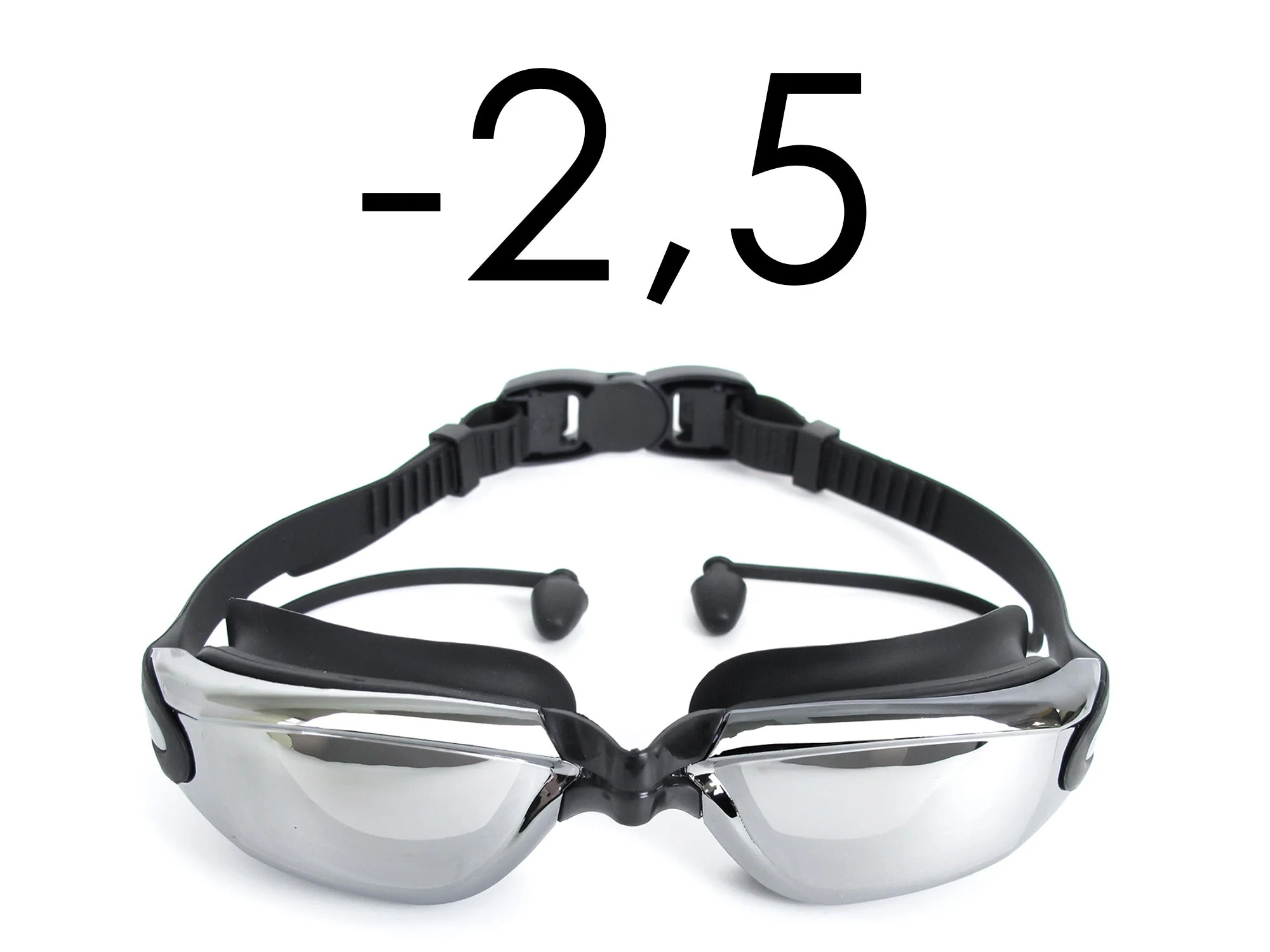 Comfortable Swimming Goggles with UV Anti-Fog Swim Glasses Adjustable -1.5 to -8 - Image 14