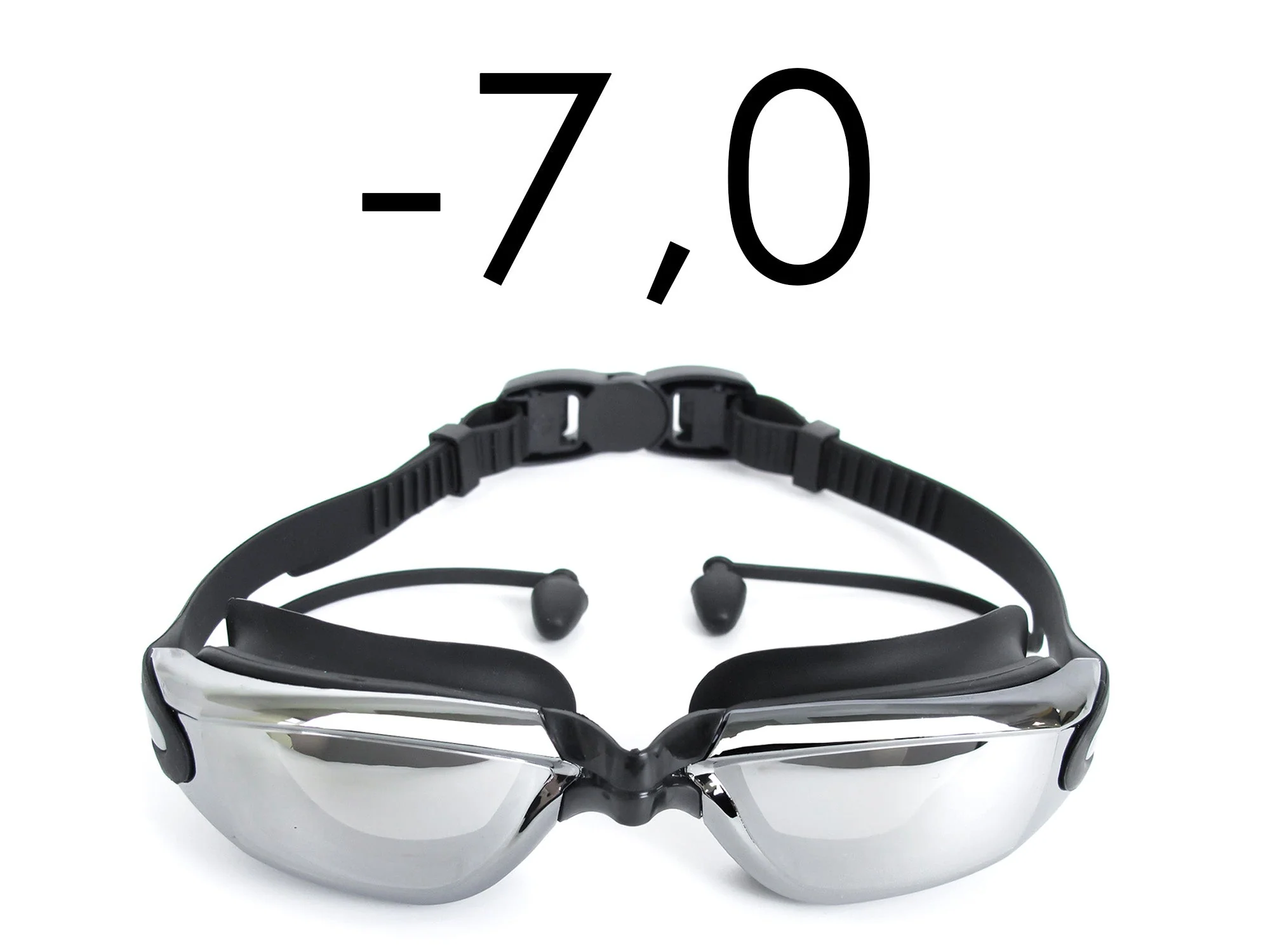 Comfortable Swimming Goggles with UV Anti-Fog Swim Glasses Adjustable -1.5 to -8 - Image 24
