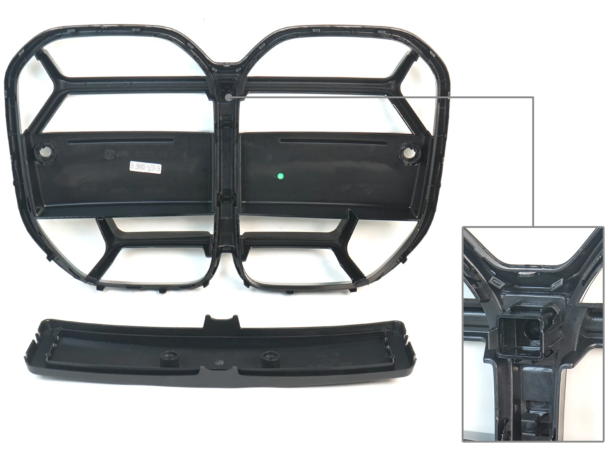 CLS Style Gloss Black Front Grille For BMW 4 Series G22 G23 430i M440i Coupe 2021-2026 - Image 11