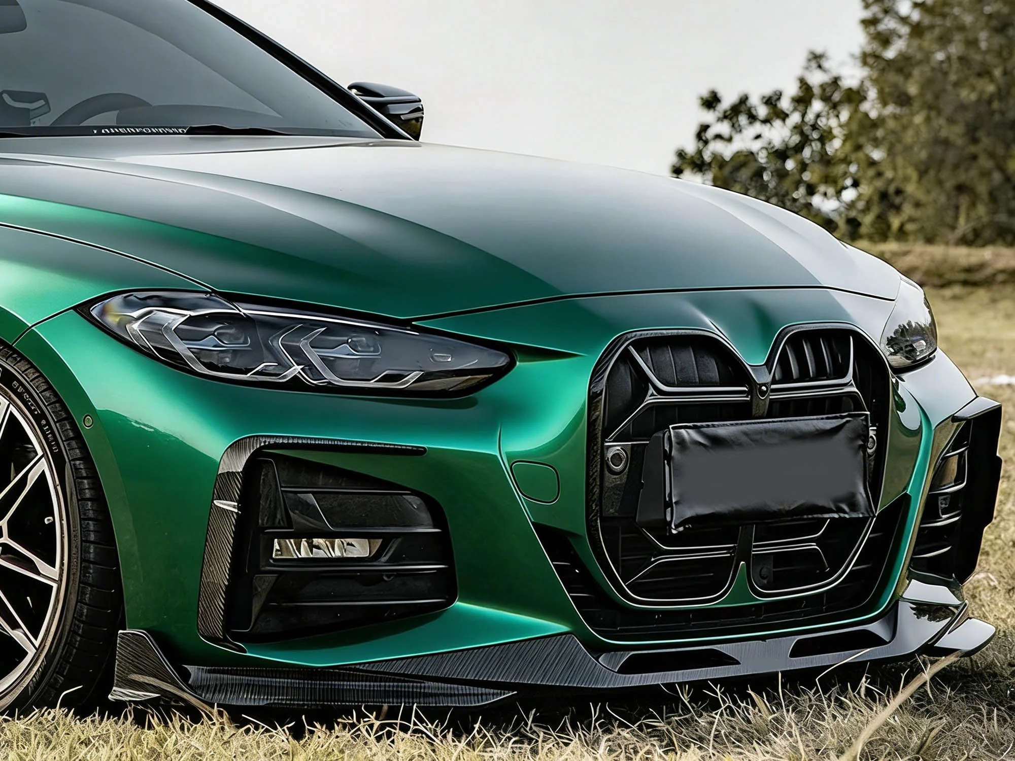CLS Style Gloss Black Front Grille For BMW 4 Series G22 G23 430i M440i Coupe 2021-2026 - Image 4