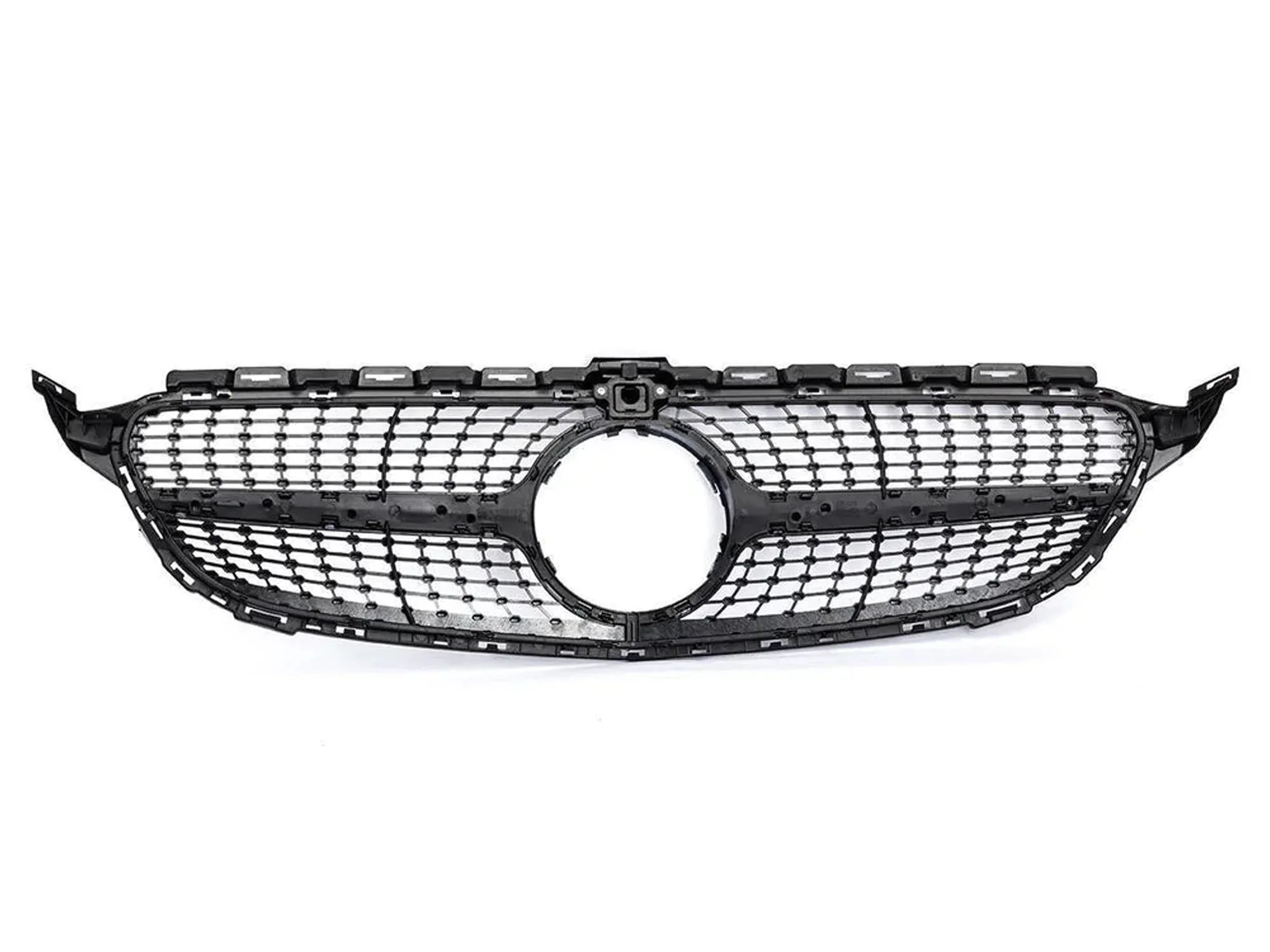 Diamond Front Bumper Grill For Mercedes W205 C205 C250 C300 C43 2015-2018 - Image 15