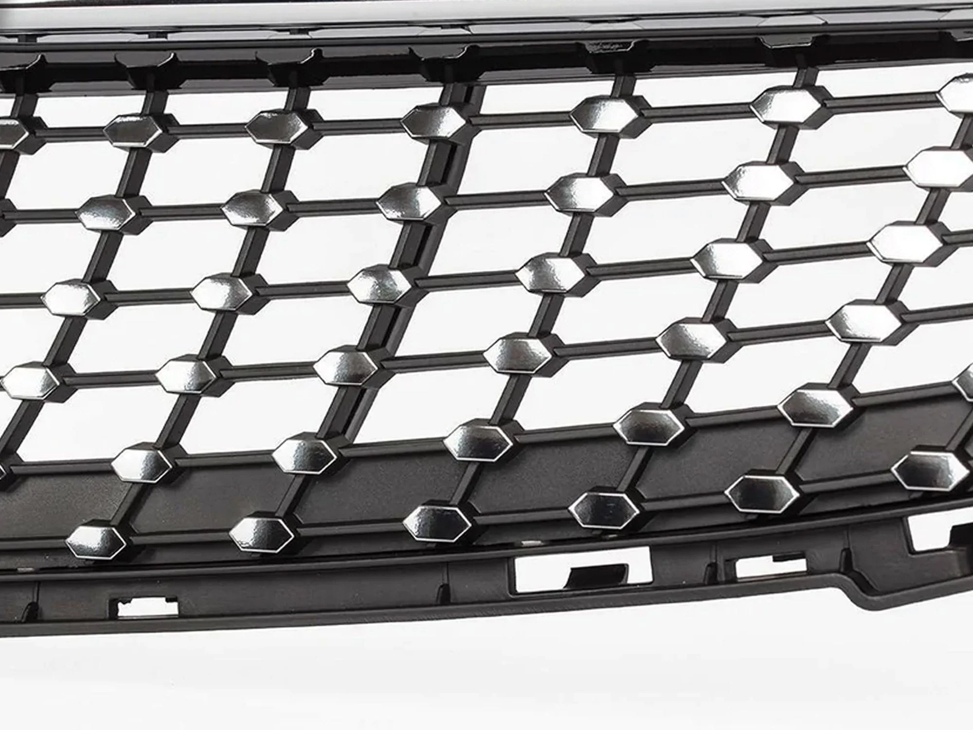 Diamond Front Bumper Grill For Mercedes W205 C205 C250 C300 C43 2015-2018 - Image 4