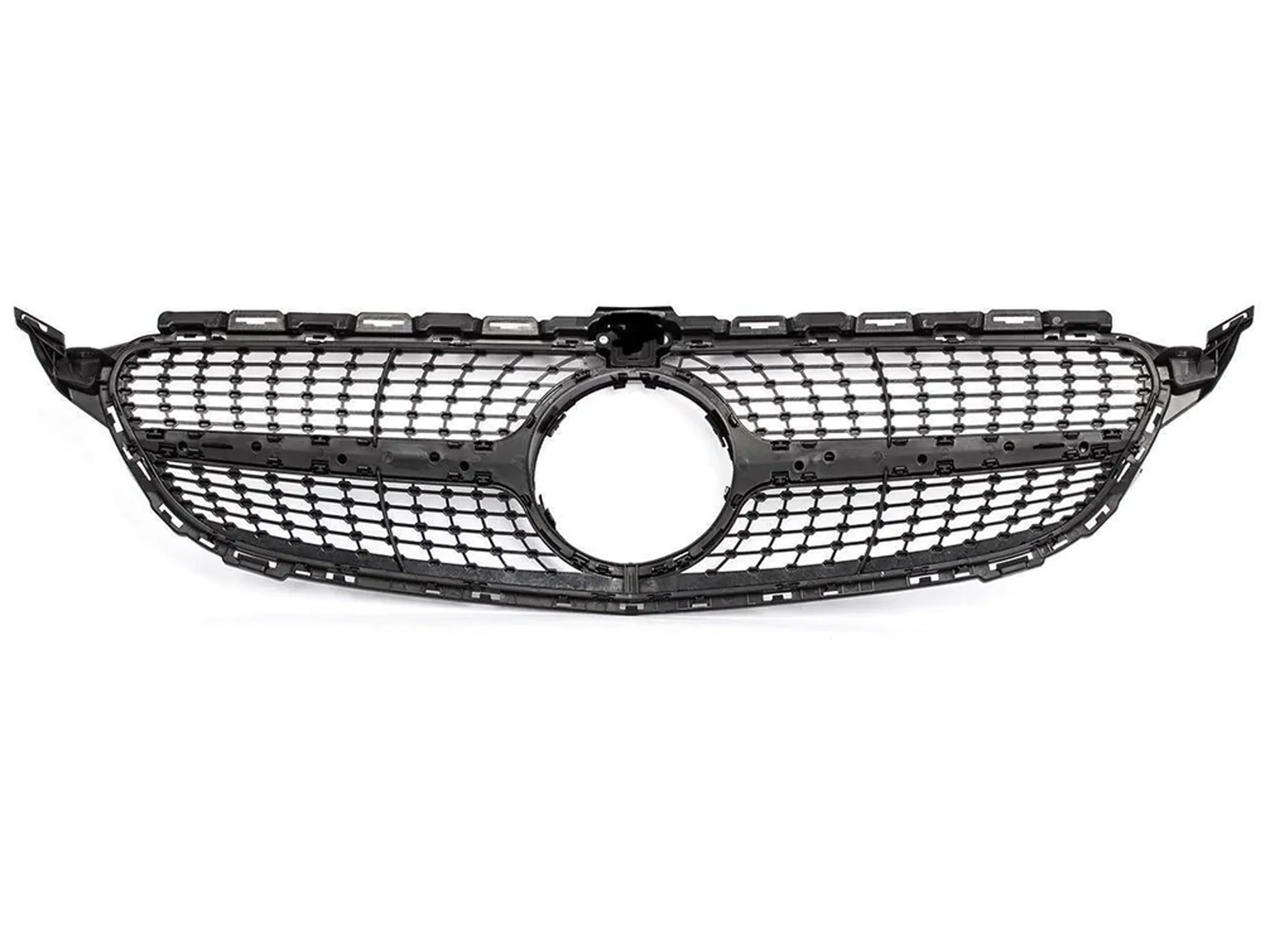 Diamond Front Bumper Grill For Mercedes W205 C205 C250 C300 C43 2015-2018 - Image 5