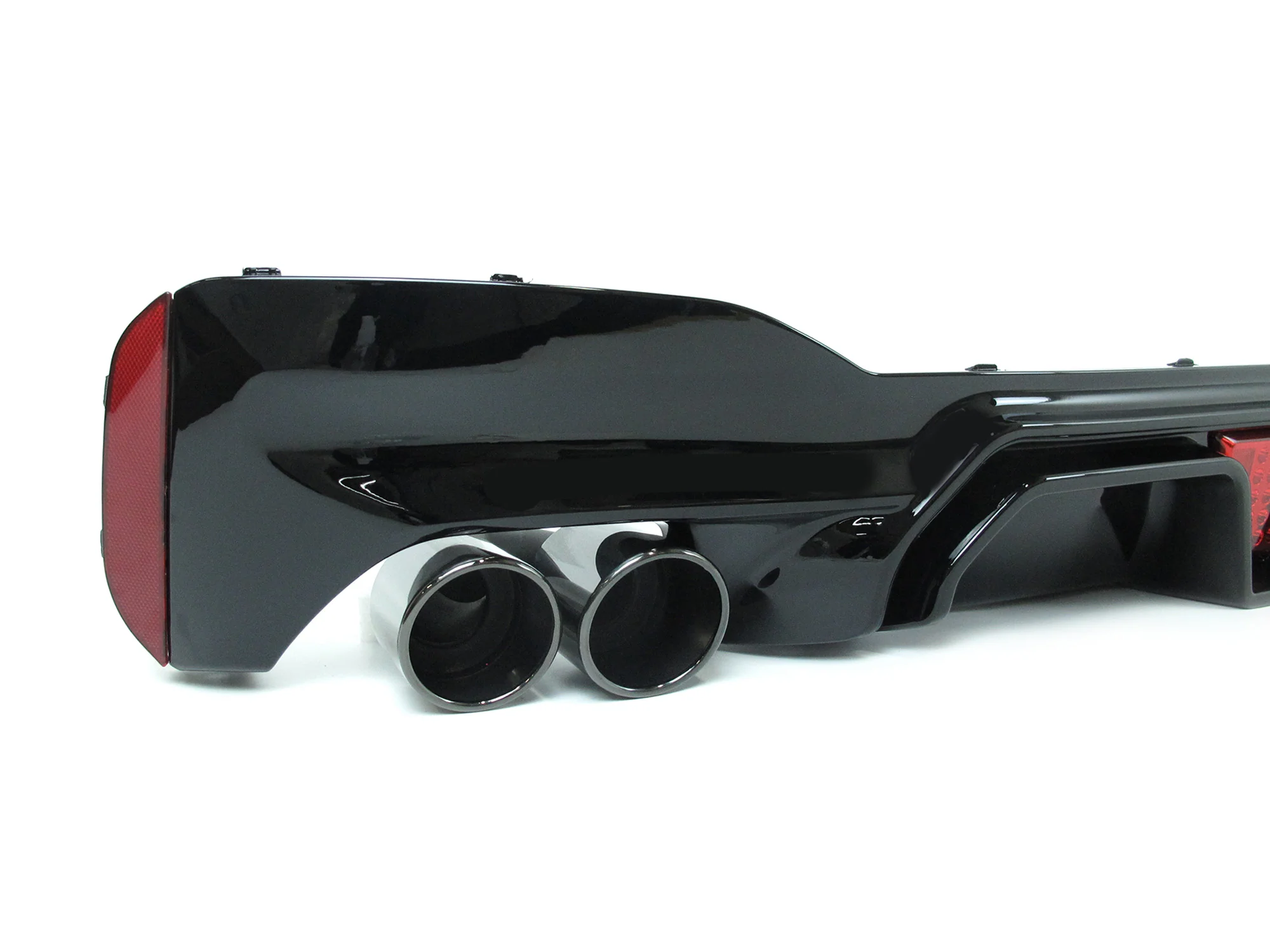 Gloss Black LED Rear Diffuser + Quad Exhaust Tips For BMW G30 520i 540i M Sport 2017-2023 - Image 7