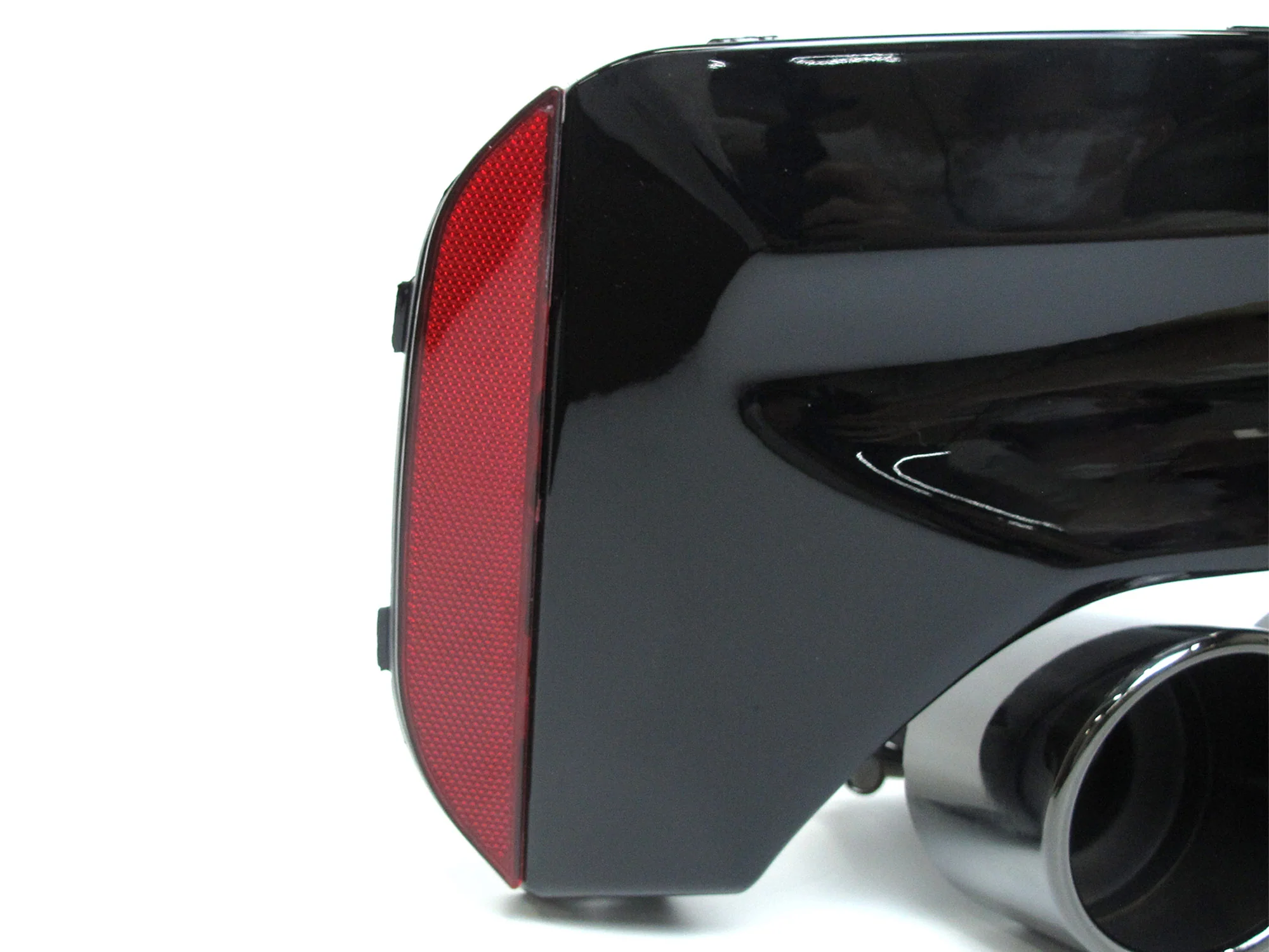 MP Style Gloss Black Diffuser + Twin Exhaust Tips For BMW G30 530i 540i M Sport 2017–2023 - Image 7