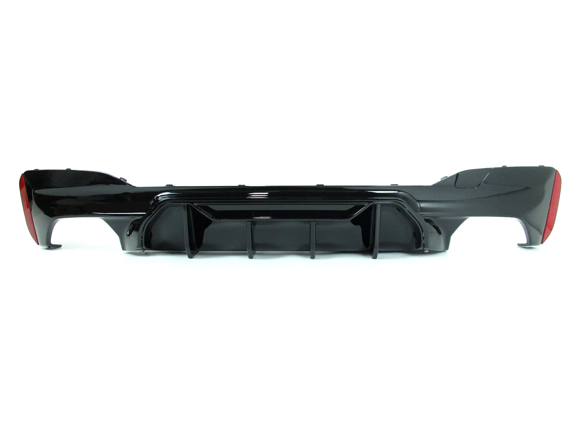 MP Style Gloss Black Diffuser + Twin Exhaust Tips For BMW G30 530i 540i M Sport 2017–2023 - Image 9