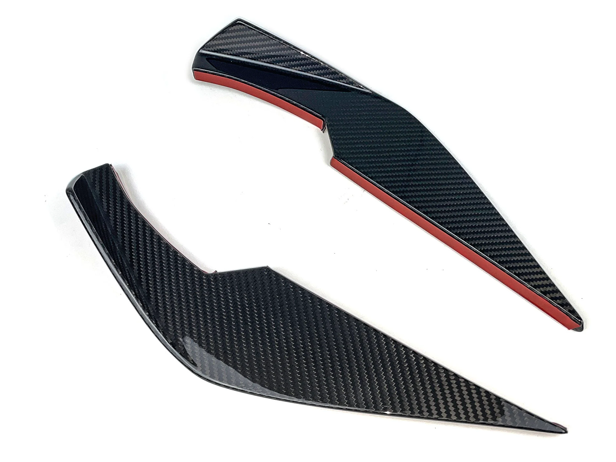 Dry Carbon Fiber Front Bumper Canards for BMW G80 M3 G82 G83 M4 2021-2024 - Image 7