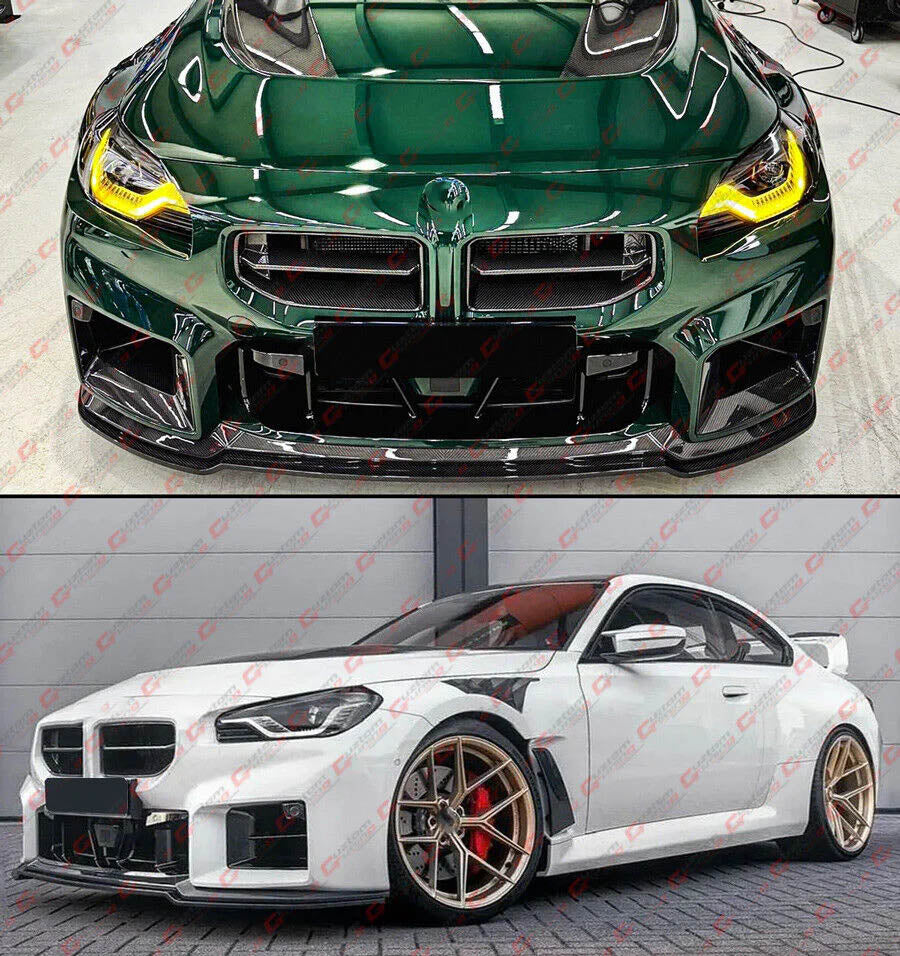 Dry Carbon Fiber Front Bumper Kidney Grille for BMW G87 M2 2023-2026 - Image 5