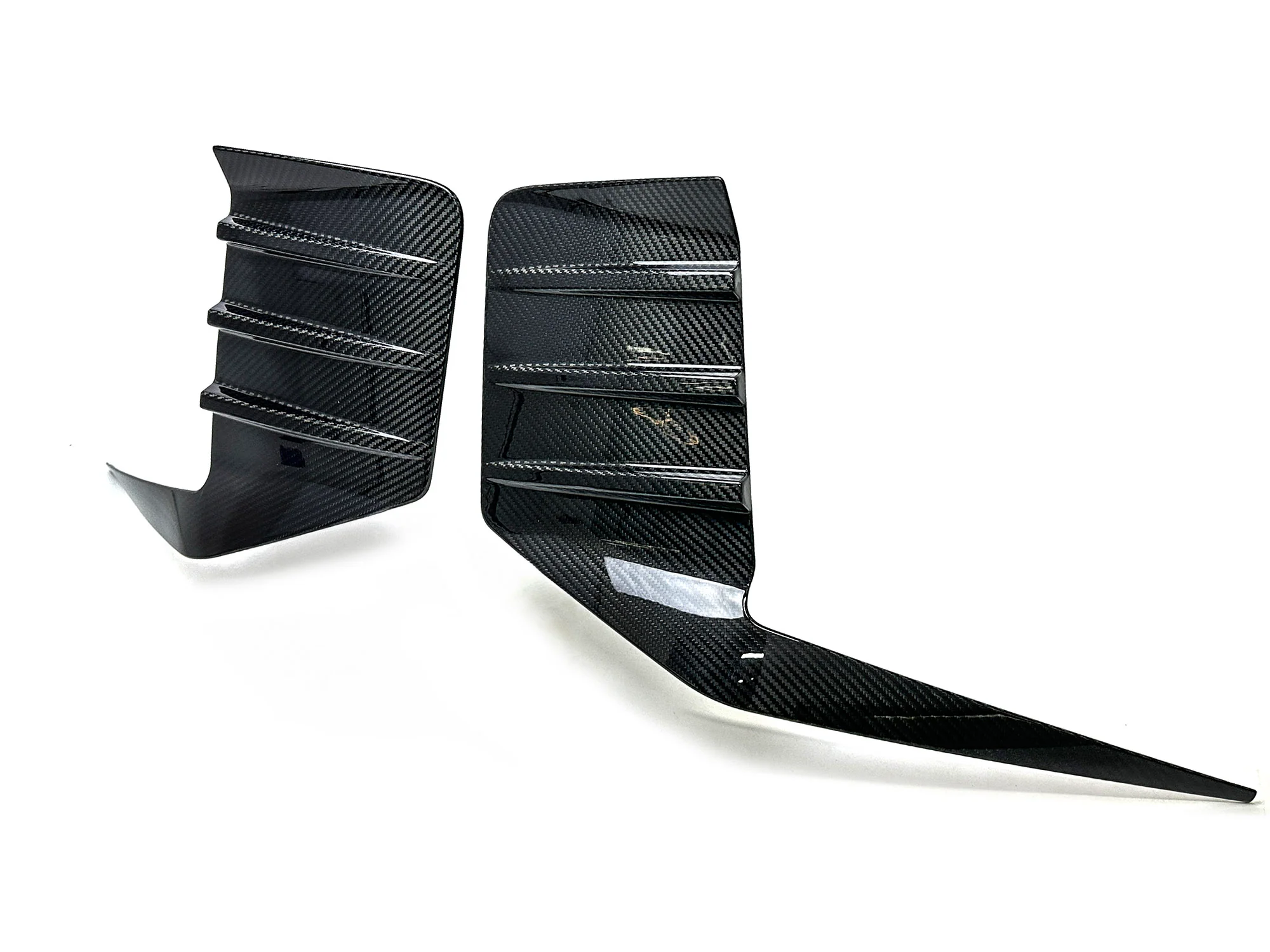 Dry Carbon Fiber Rear Bumper Side Vent Canards for BMW M2 G87 2023+ - Image 5