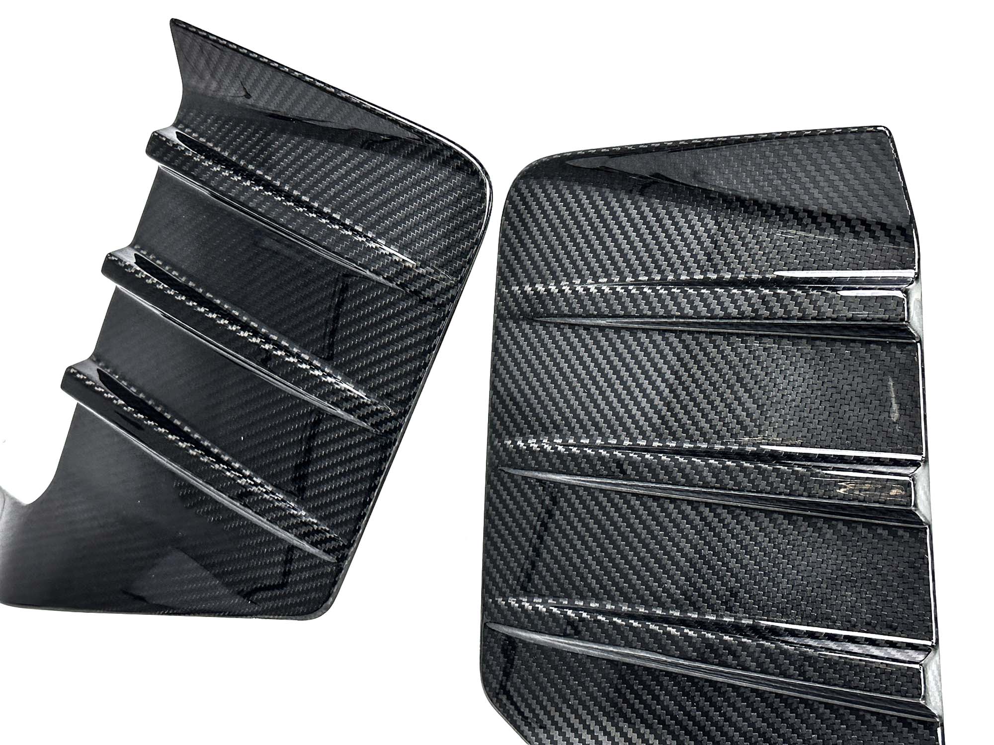 Dry Carbon Fiber Rear Bumper Side Vent Canards for BMW M2 G87 2023+ - Image 6