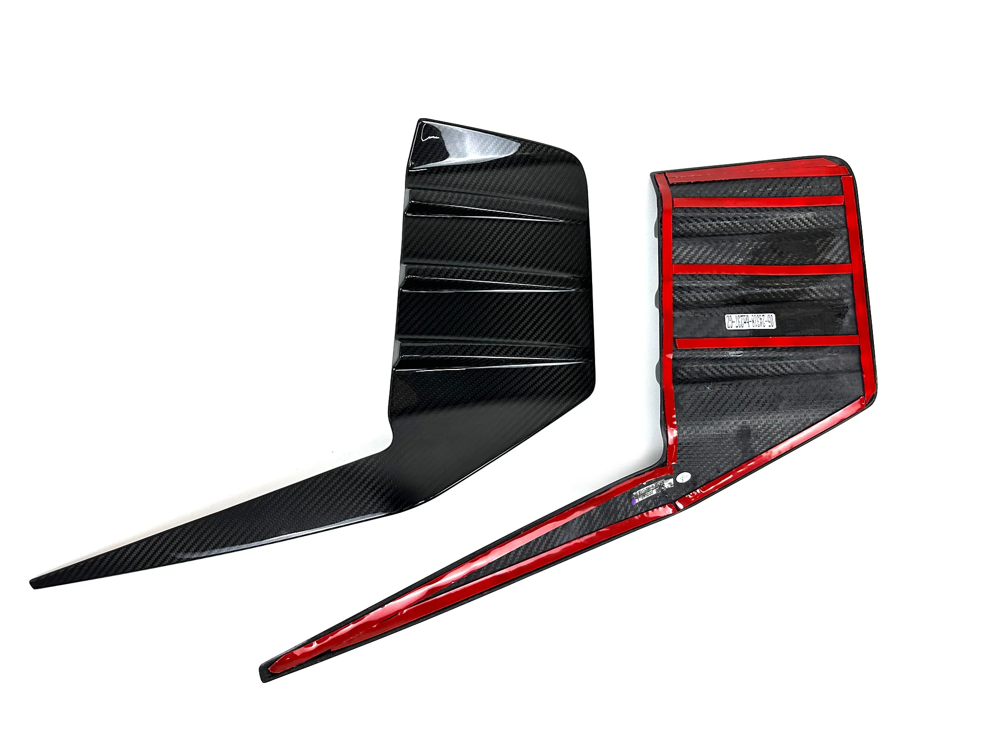 Dry Carbon Fiber Rear Bumper Side Vent Canards for BMW M2 G87 2023+ - Image 9