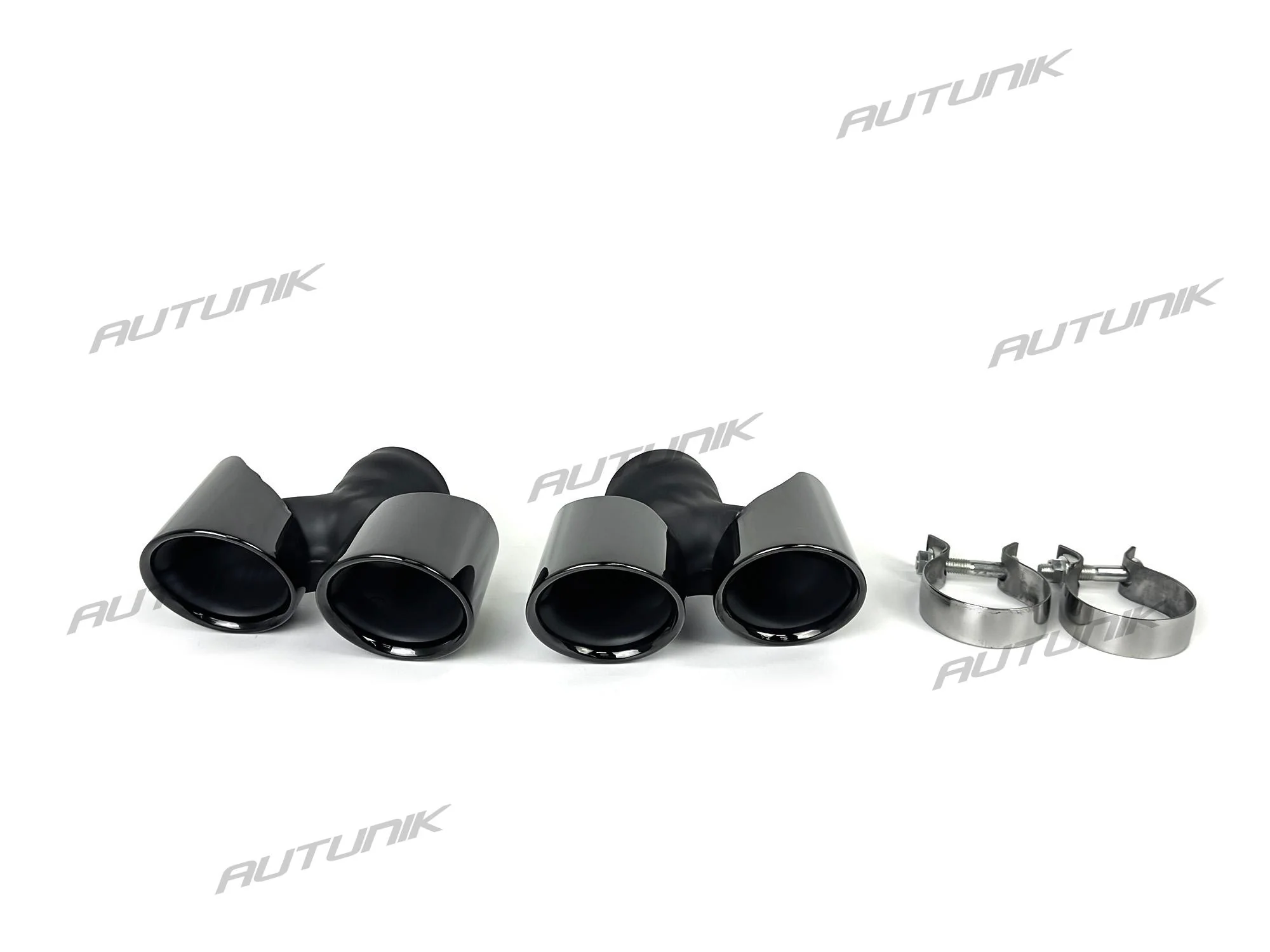 Exhaust Tips Black for Porsche 911 Carrera 991.2 NON-PSE 2017 2018 2019 - Image 5