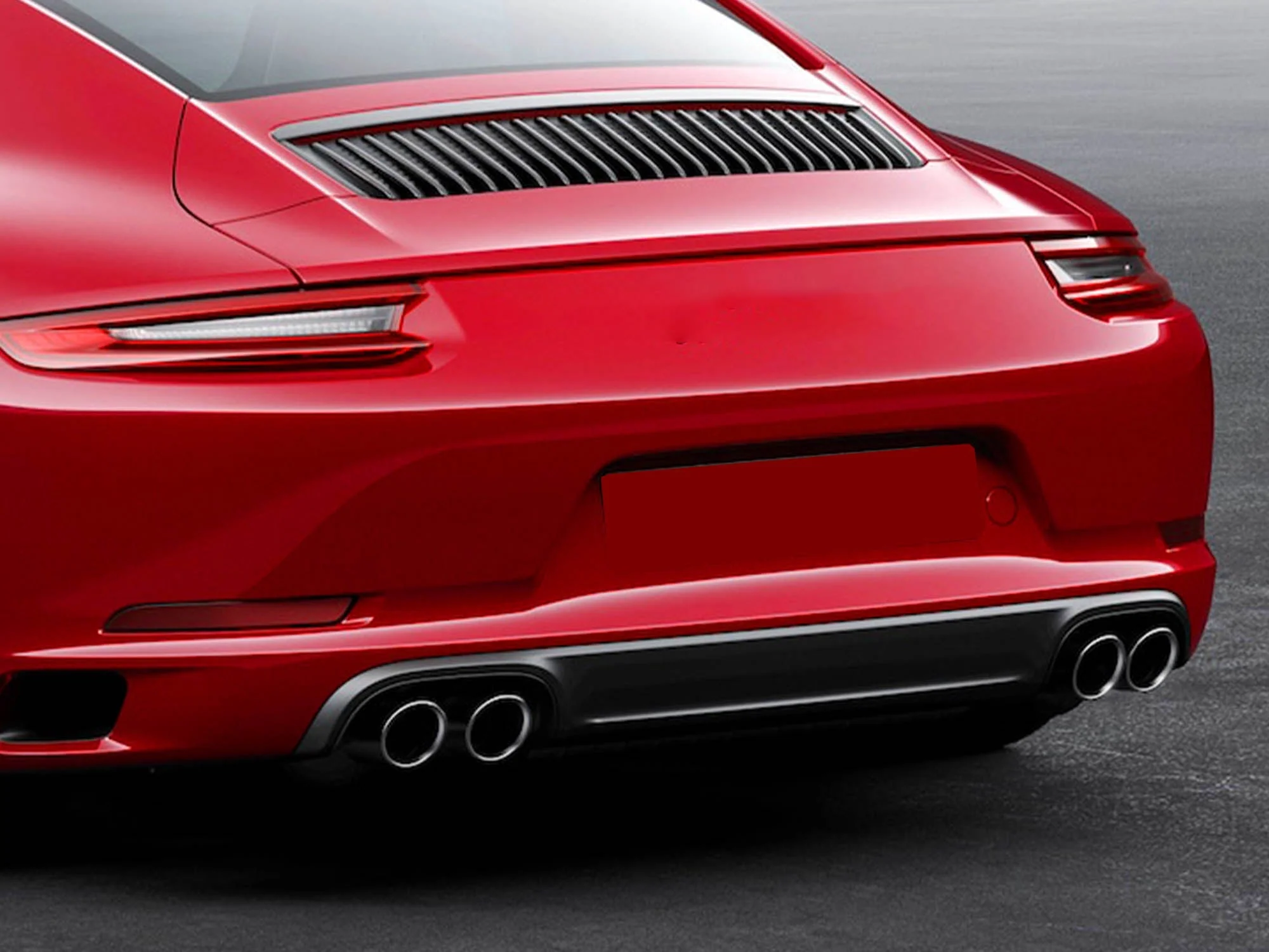 Chrome Exhaust Tips Pipe for Porsche 911 Carrera 991.2 NON-PSE 2017 2018 2019 - Image 4