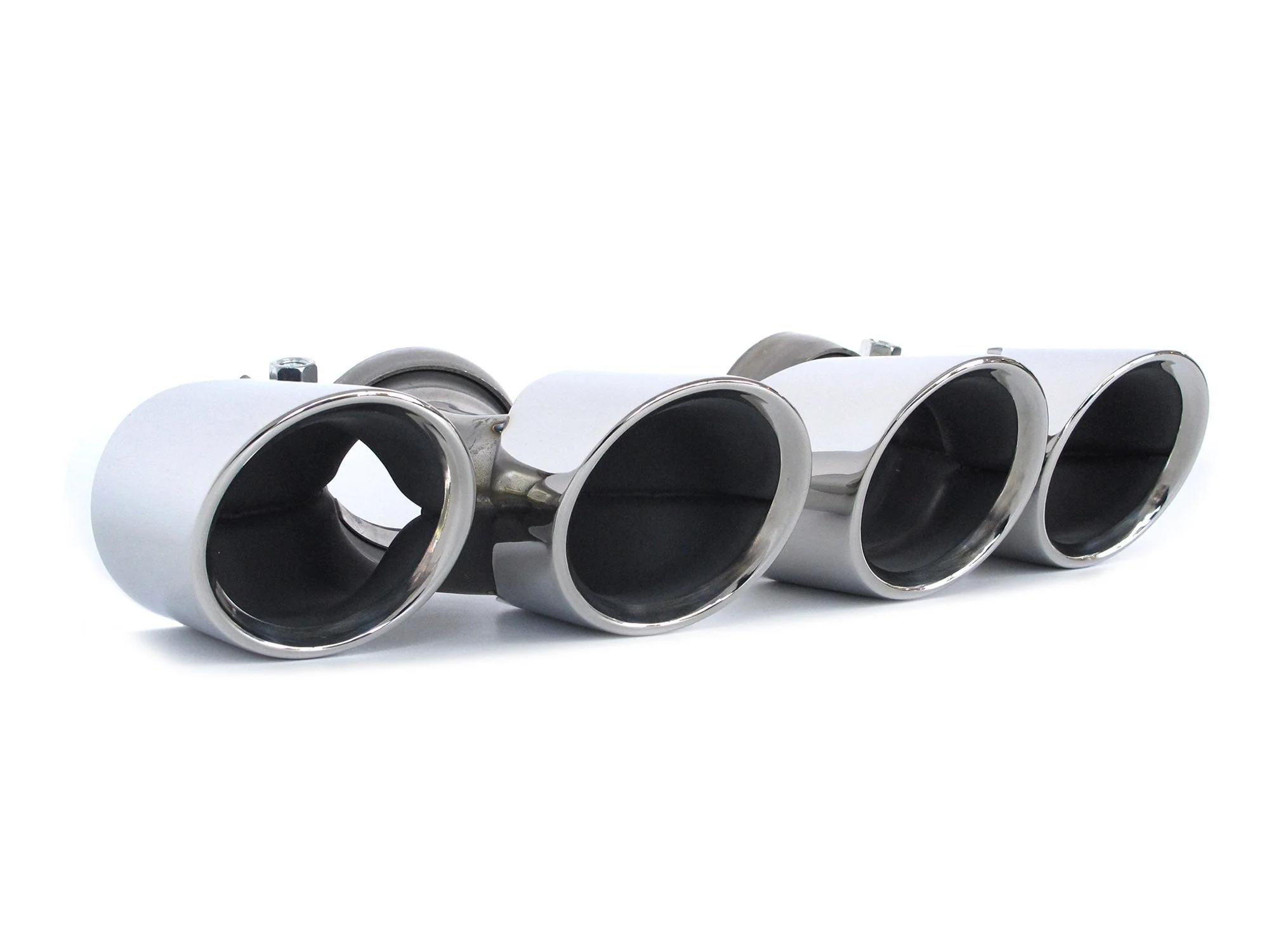 Chrome Exhaust Tips Pipe for Porsche 911 Carrera 991.2 NON-PSE 2017 2018 2019 - Image 6