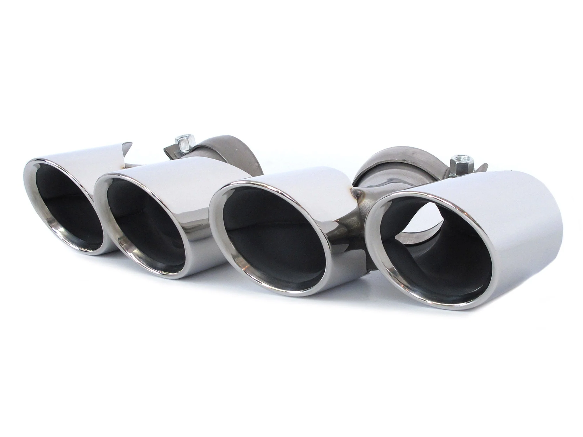 Chrome Exhaust Tips Pipe for Porsche 911 Carrera 991.2 NON-PSE 2017 2018 2019 - Image 7