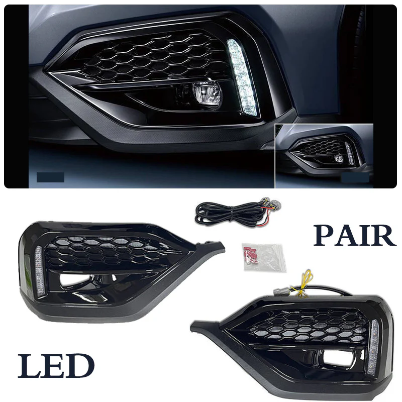 Dynamic LED Turn Signal DRL Fog Bezel Lights For 2022-2023 Subaru WRX STI - Image 5