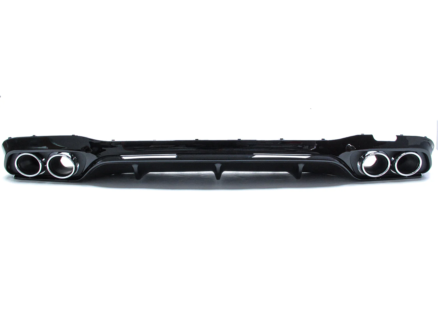 Rear Diffuser + Silver Exhaust Tips for Mercedes E W213 Sedan E300 E400 E550 AMG 2017-2020 di30 - Image 6