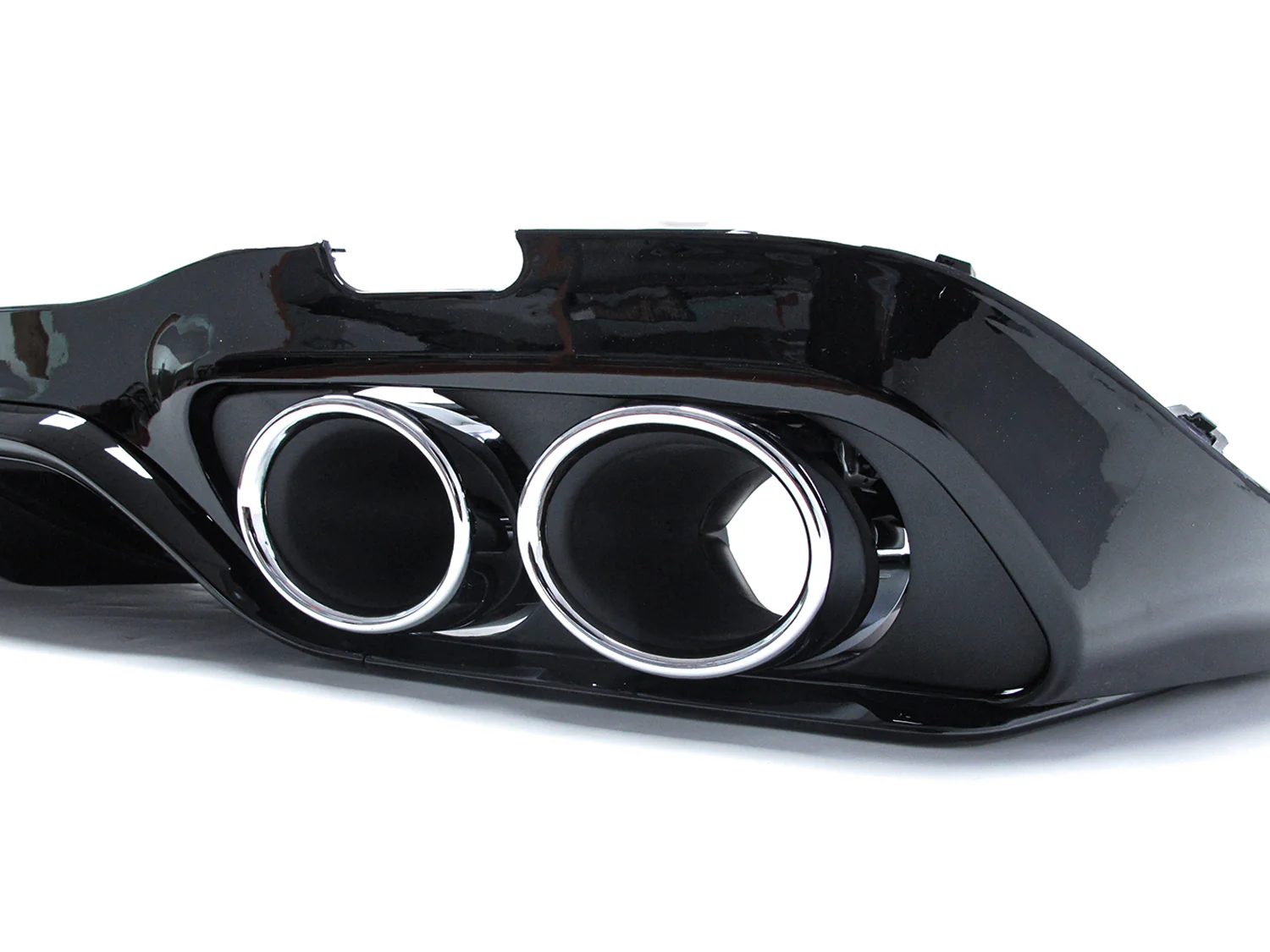 Rear Diffuser + Silver Exhaust Tips for Mercedes E W213 Sedan E300 E400 E550 AMG 2017-2020 di30 - Image 8