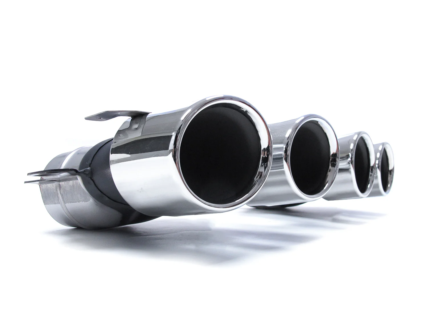 Rear Diffuser + Silver Exhaust Tips for Mercedes E W213 Sedan E300 E400 E550 AMG 2017-2020 di30 - Image 9