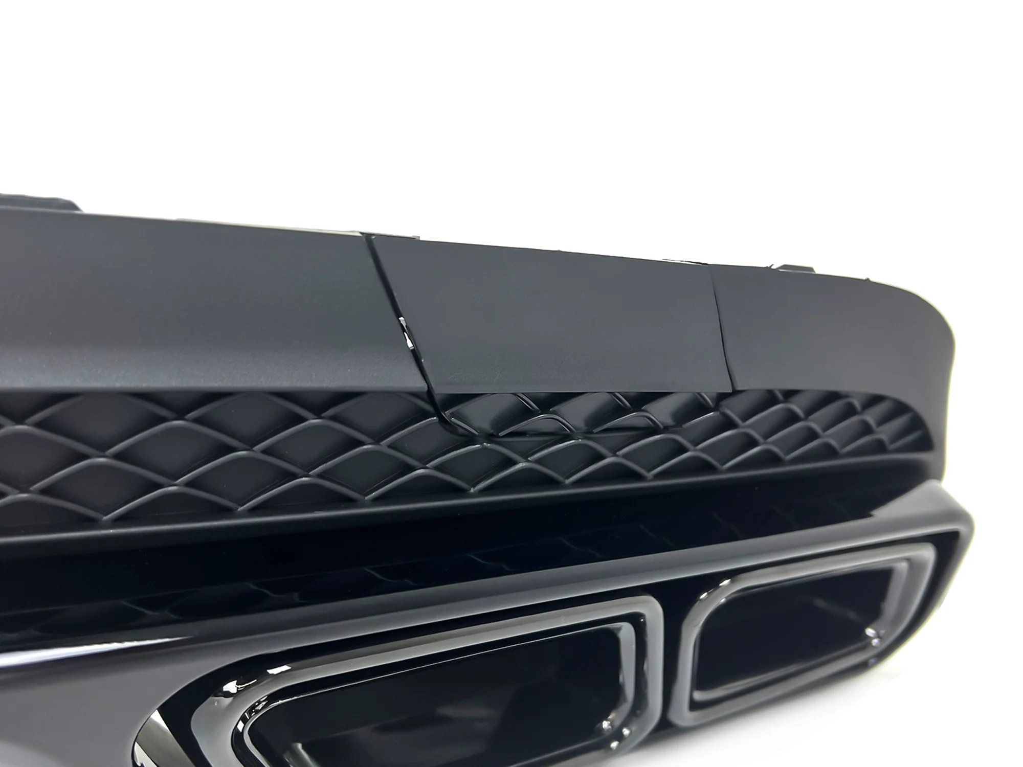 Diffuser & Black Exhaust Tips For Mercedes E W212 S212 E250 E300 E350 AMG 2014-2016 - Image 8