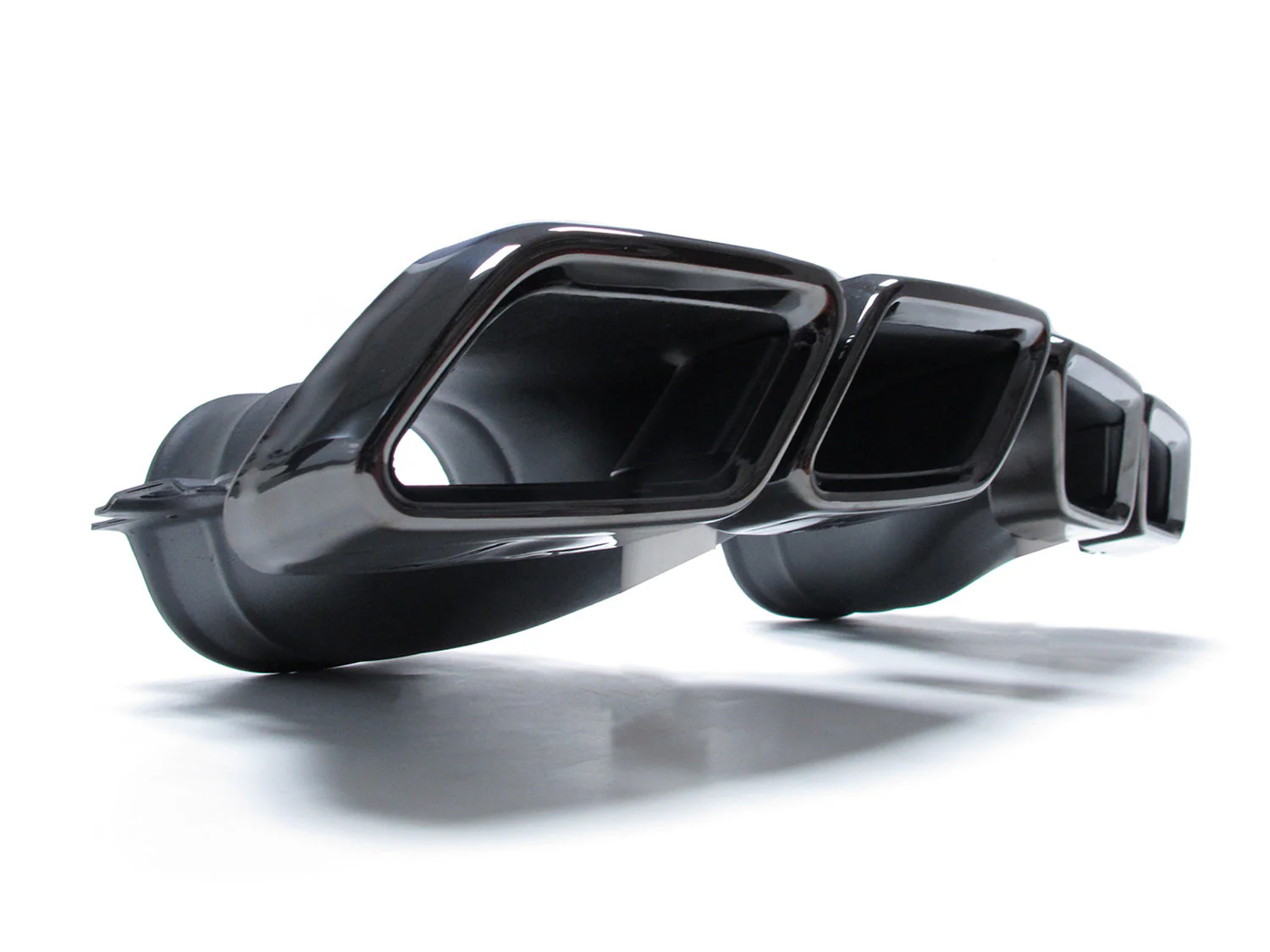 Rear Diffuser + Black Exhaust Tips For Mercedes W213 Sedan AMG Pack 2016-2020 - Image 10