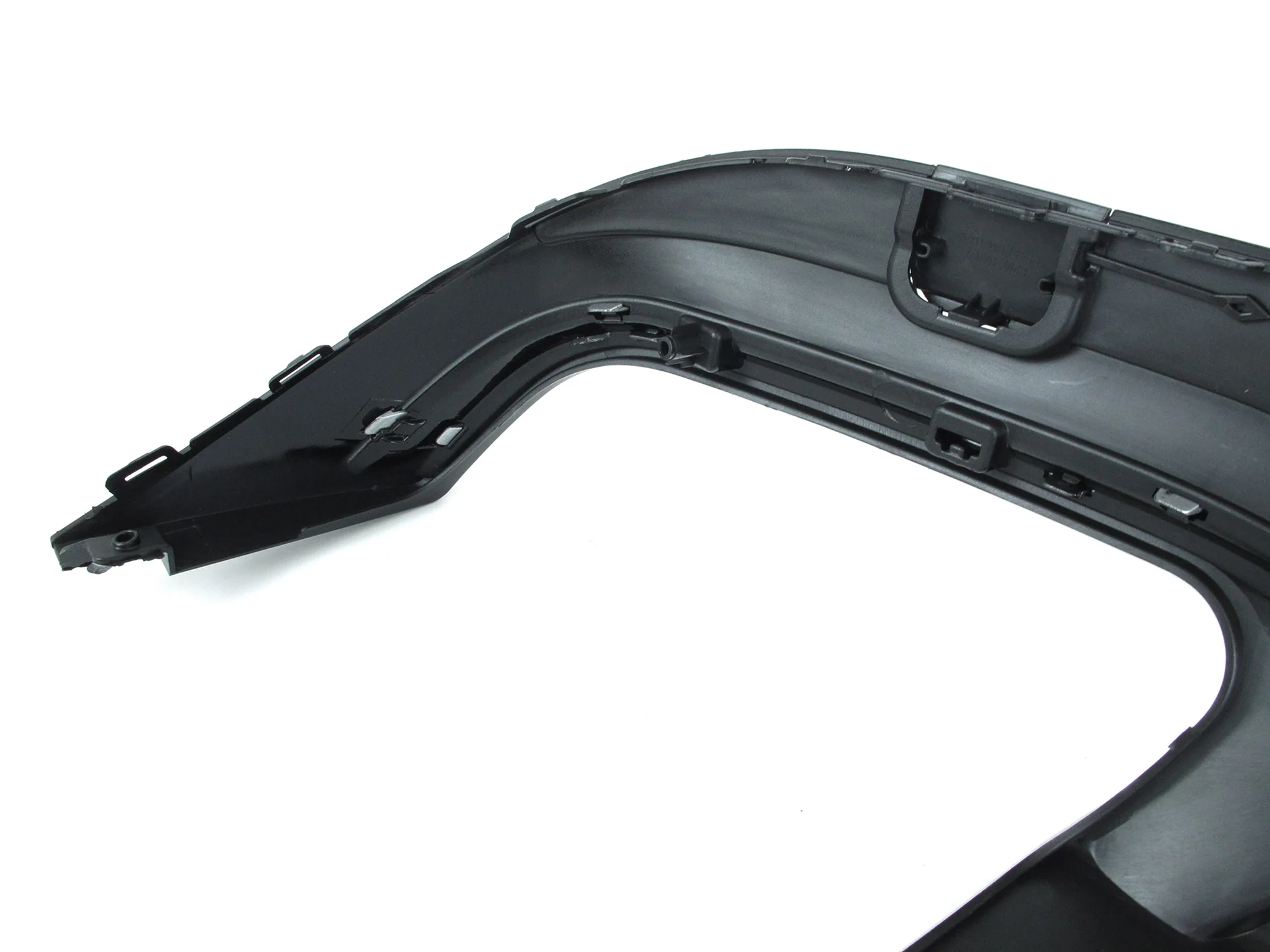Gloss Black Rear Diffuser w/ Silver Exhaust Tips for Mercedes C207 E250 E400 E500 E550 Coupe AMG 2014-2017 - Image 10