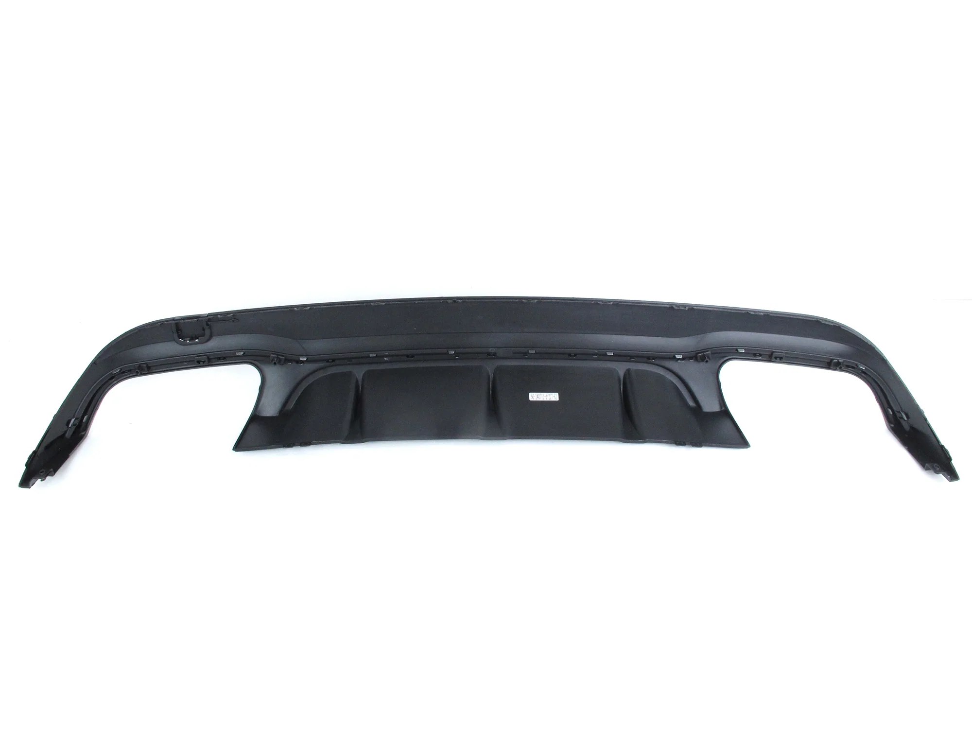 Gloss Black Rear Diffuser w/ Silver Exhaust Tips for Mercedes C207 E250 E400 E500 E550 Coupe AMG 2014-2017 - Image 9
