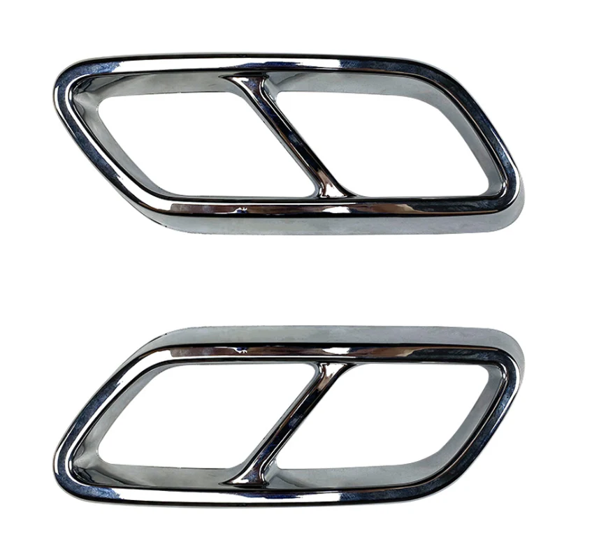 For 2022-2023 Mercedes Benz C Class W206 Chrome Rear Exhaust Pipe Cover Trims - Image 5
