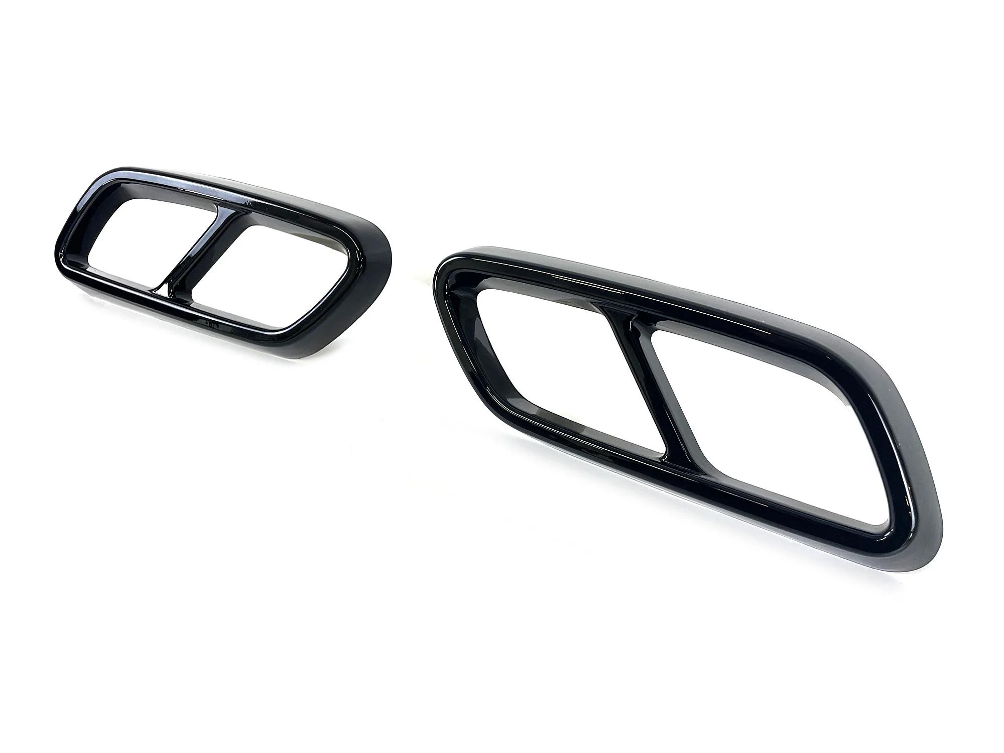 For 2022-2023 Mercedes Benz C-Class W206 Black Rear Exhaust Pipe Cover Trims - Image 8