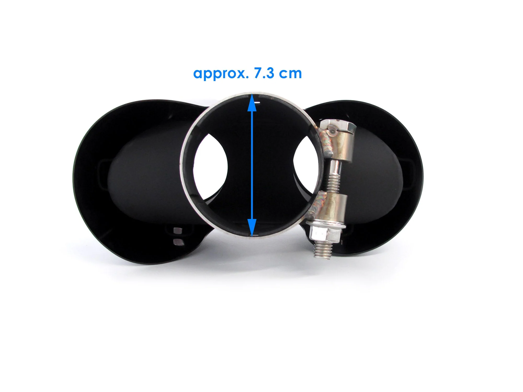 Pair For 2020+ Land Rover Defender 90 110 3.0L 2.0L Exhaust Pipes Muffler Tips Gloss Black - Image 12