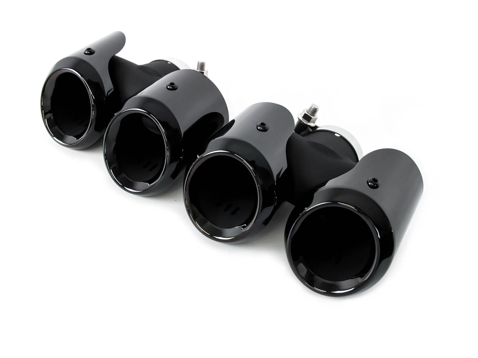 Pair For 2020+ Land Rover Defender 90 110 3.0L 2.0L Exhaust Pipes Muffler Tips Gloss Black - Image 16