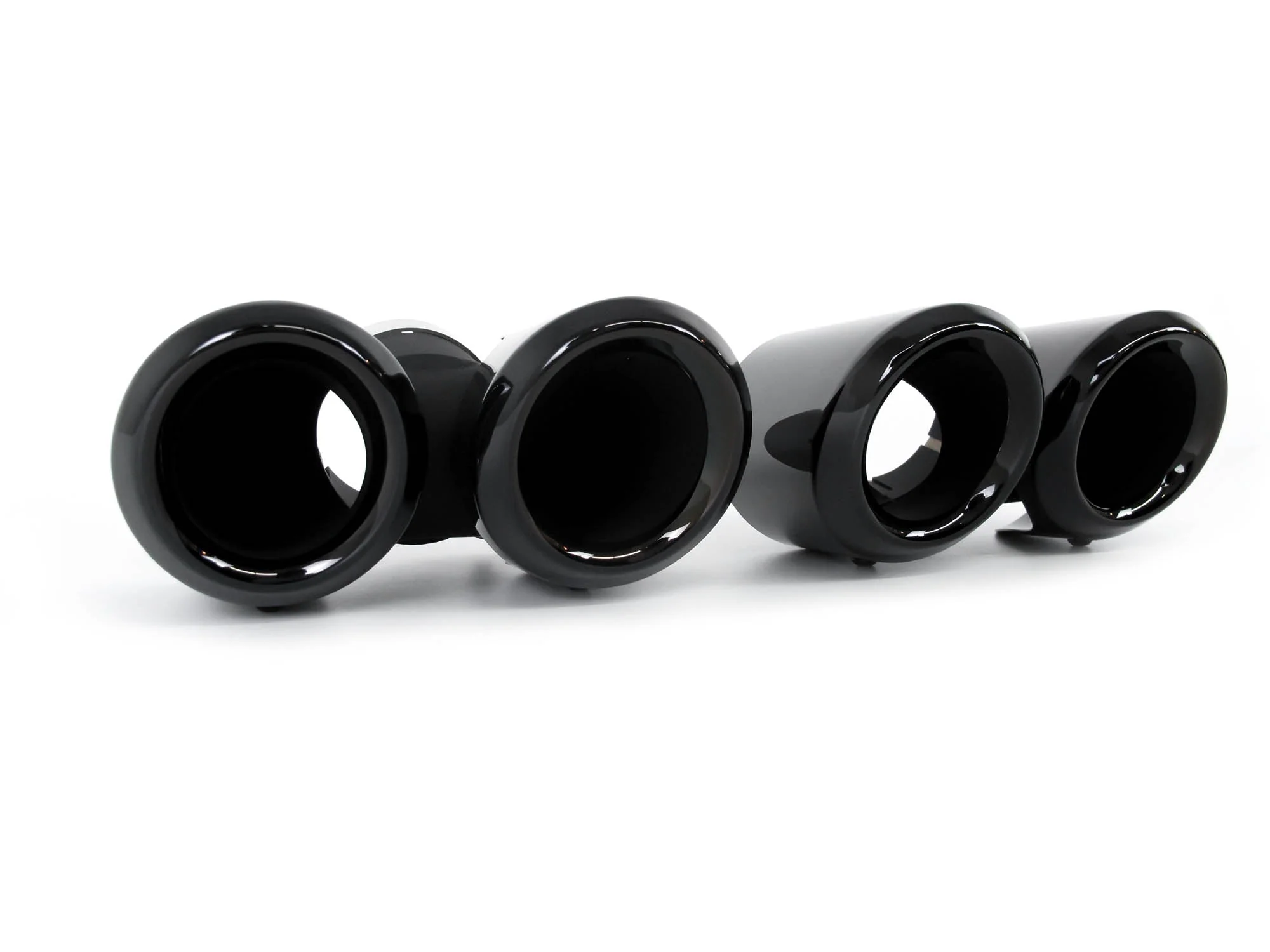 Pair For 2020+ Land Rover Defender 90 110 3.0L 2.0L Exhaust Pipes Muffler Tips Gloss Black - Image 7
