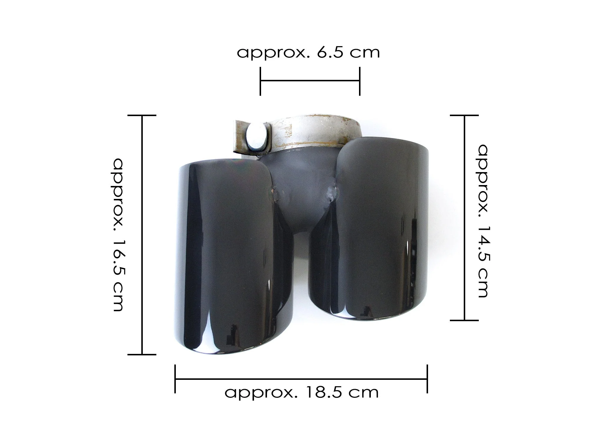 Non-PSE Exhaust Tips Muffler Tailpipe Pair For 2012-2015 Porsche 911 Carrera 991.1 Base - Image 12