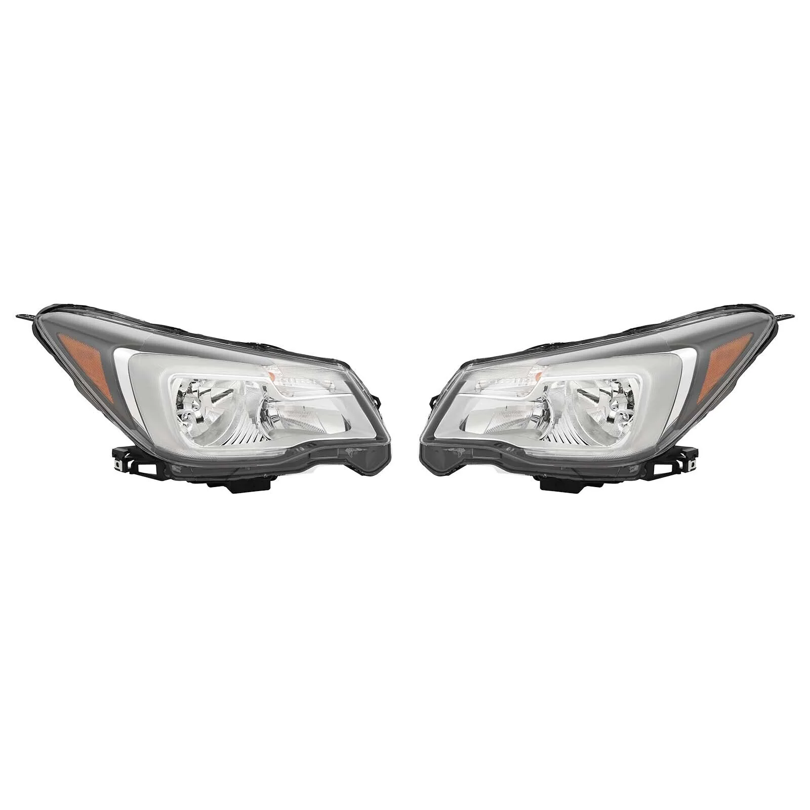 Halogen Headlights Left+Right Side W/Bulb For 2017-2018 Subaru Forester - Image 3