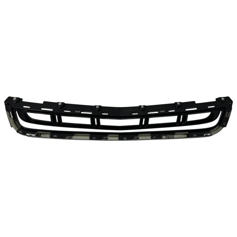 Black Front Upper Grille + Bumper Lower Grill For  Cadillac XTS 2013-2017 w/o Camera - Image 9