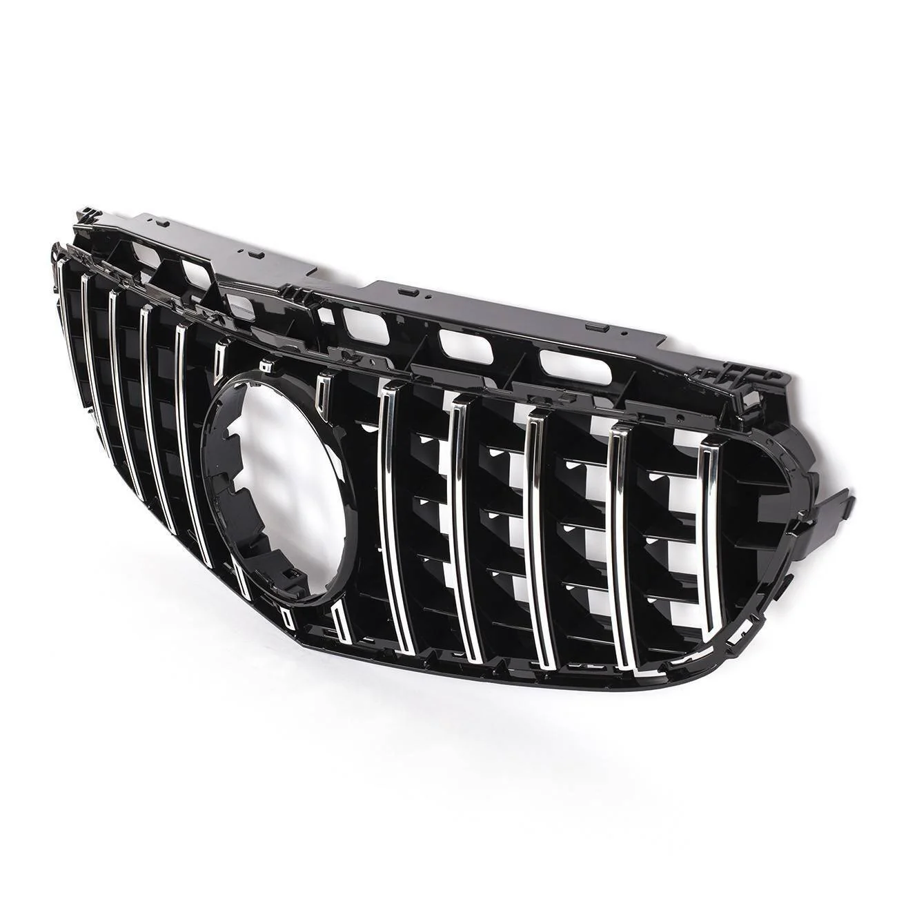 GT Style Front Bumper Grille for 2014-2016 Mercedes-Benz E-Class W212 E350 E400 E550 Sedan - Image 7