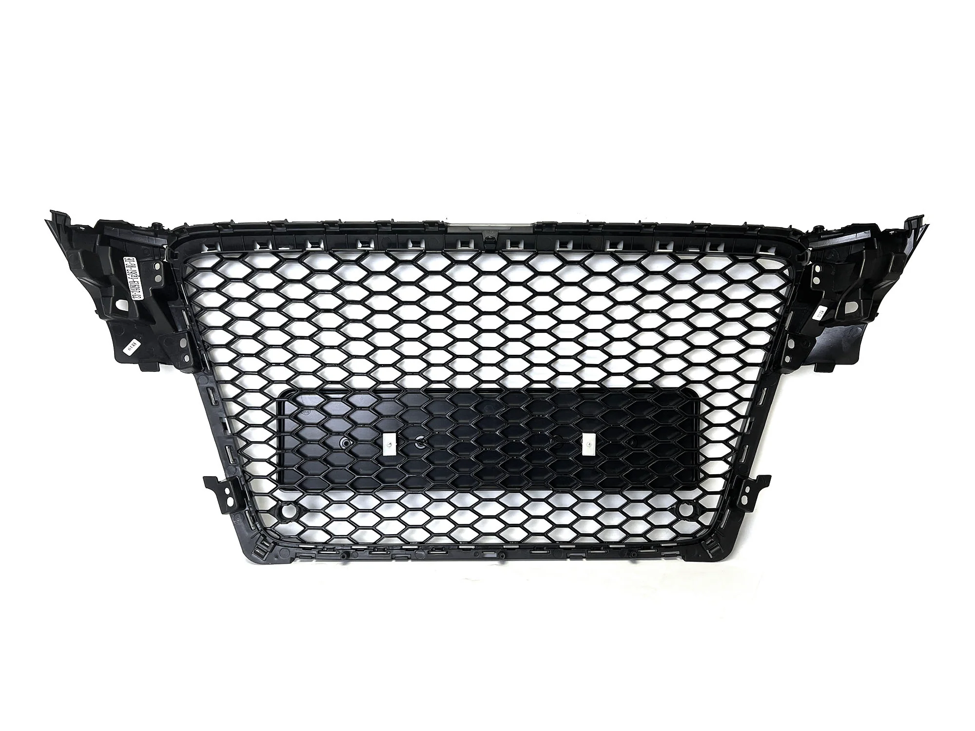For 2009-2012 Audi A4/S4 B8 Front Bumper Hex Grille Mesh RS4 Style Gloss Black - Image 13