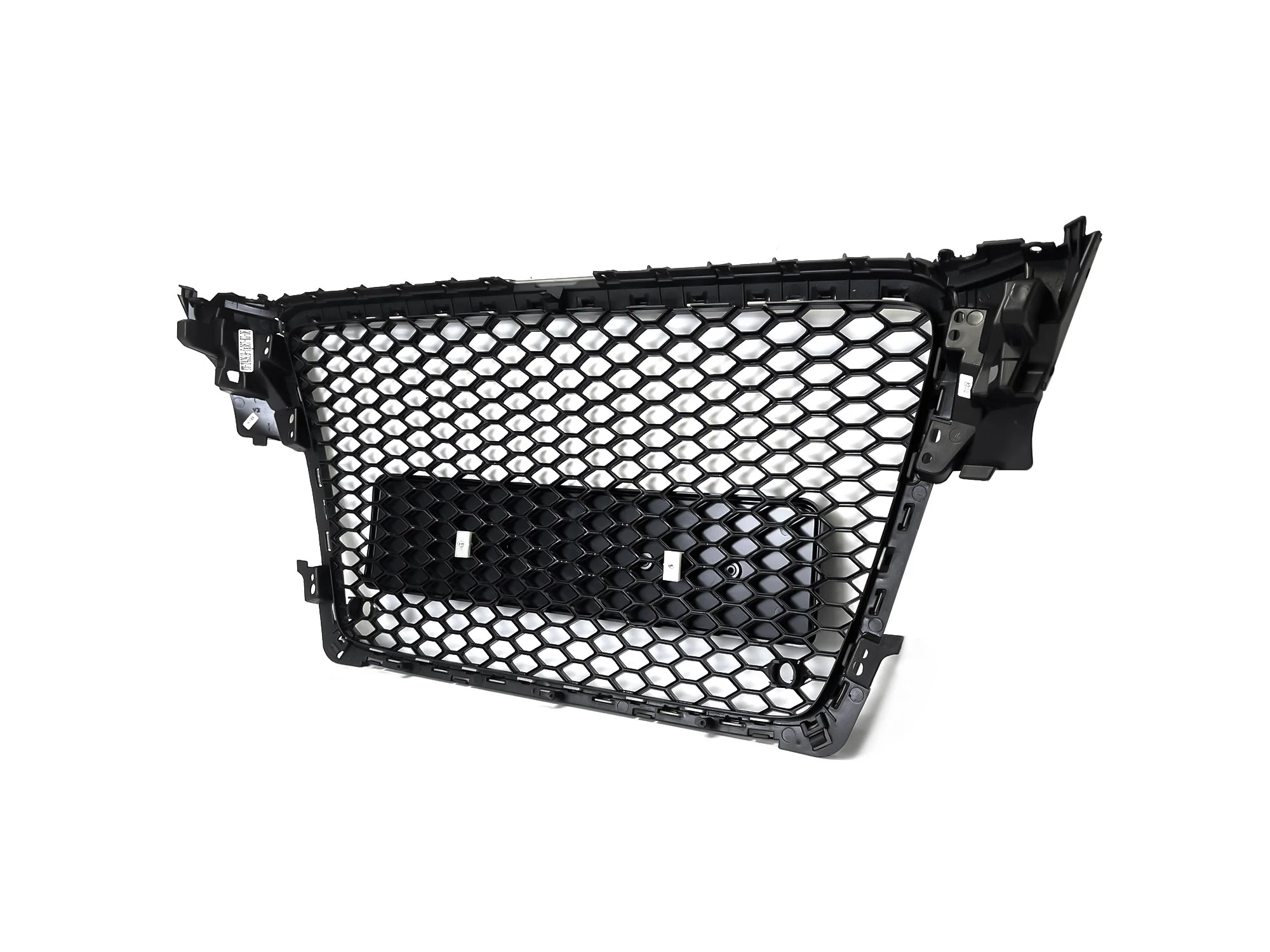 For 2009-2012 Audi A4/S4 B8 Front Bumper Hex Grille Mesh RS4 Style Gloss Black - Image 14